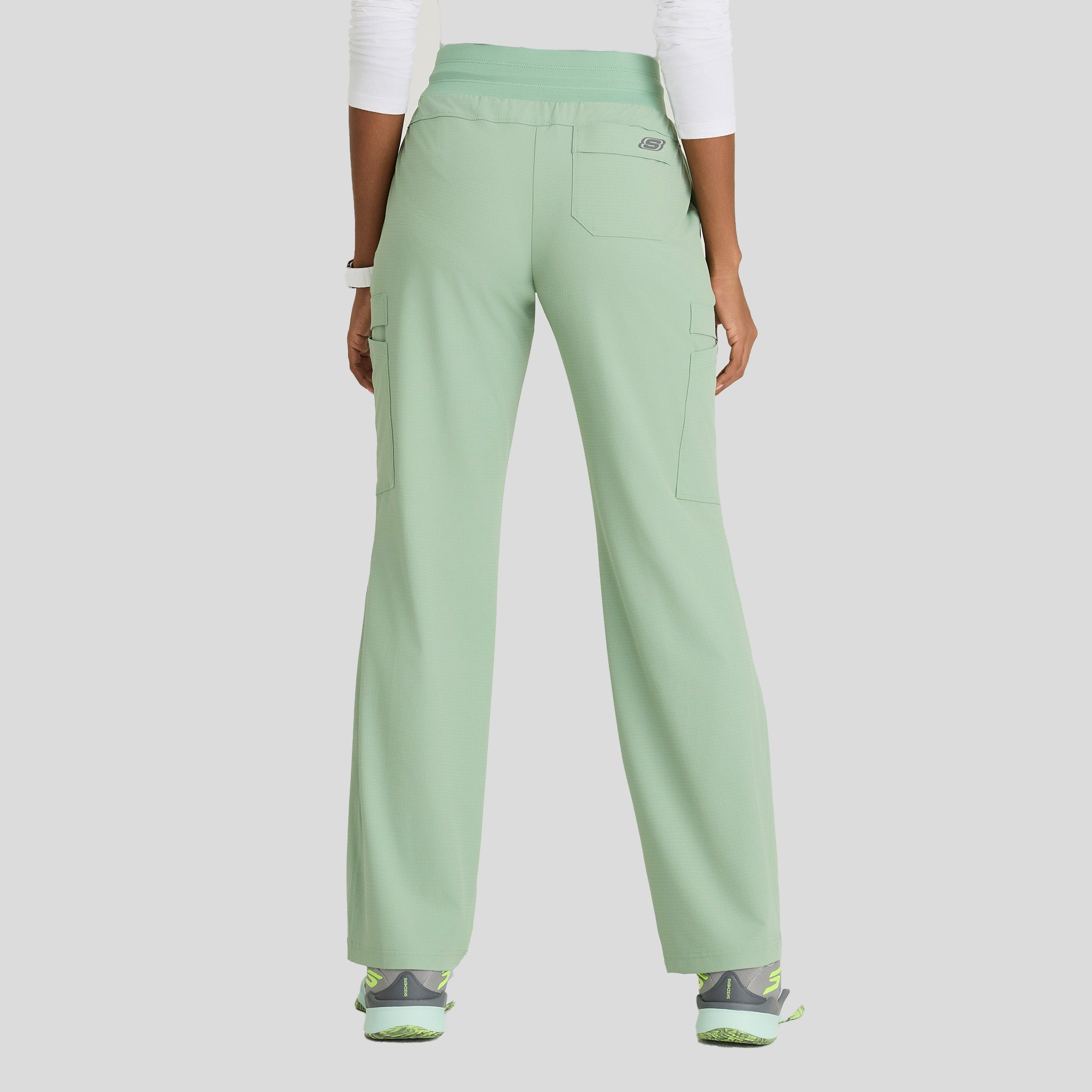 Explore 5-Pocket Knit Waistband Fit & Flare Pant  | Field Green