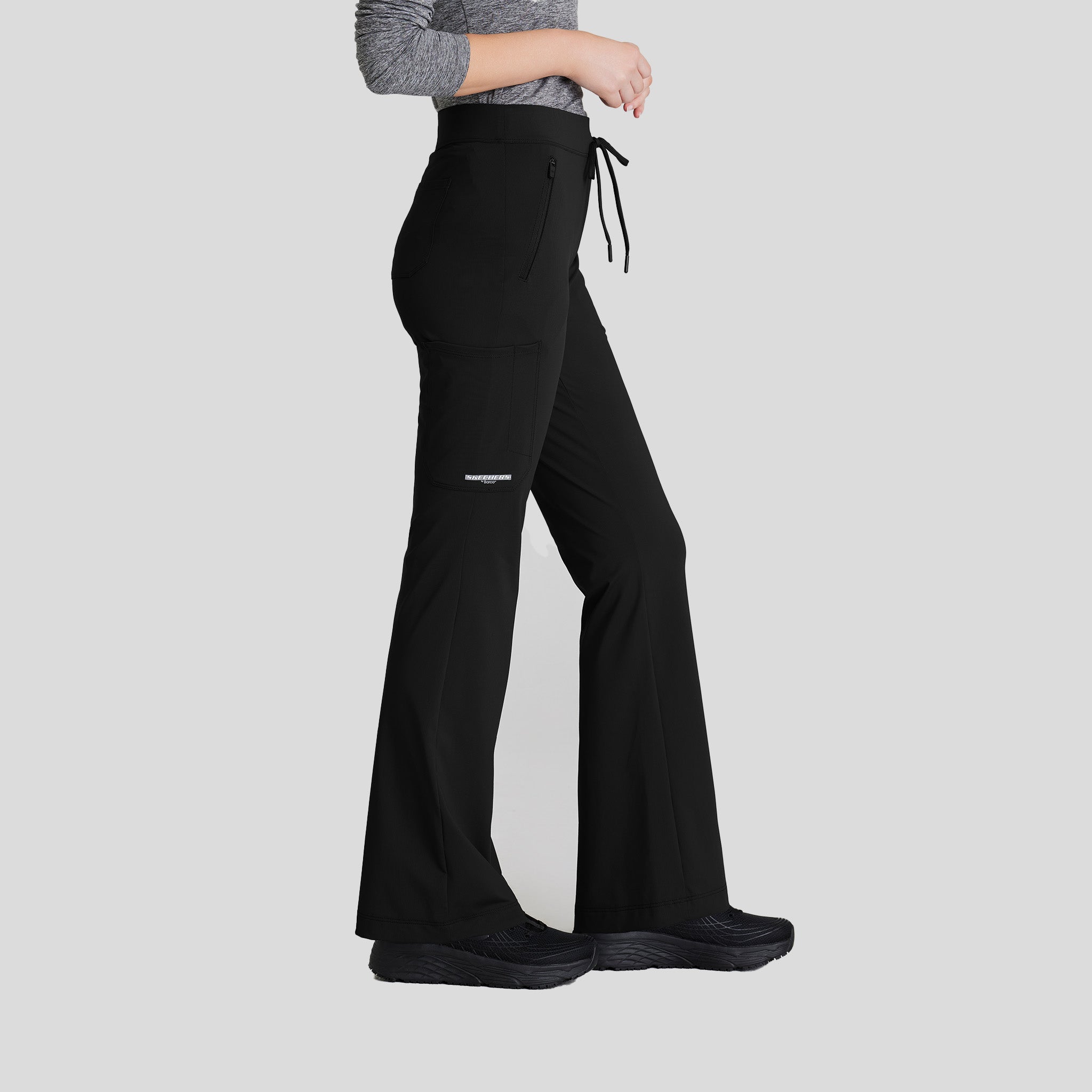 Glide 4-Pocket Fit and Flare Pant | Black