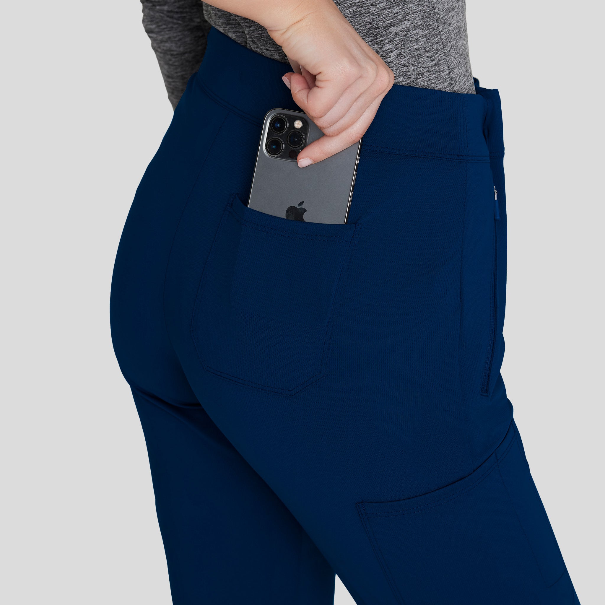 Glide 4-Pocket Fit and Flare Pant | Navy