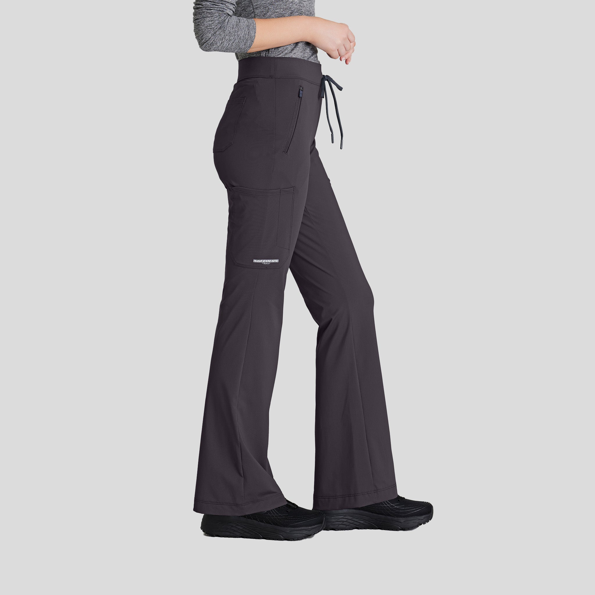 Glide 4-Pocket Fit and Flare Pant | Pewter