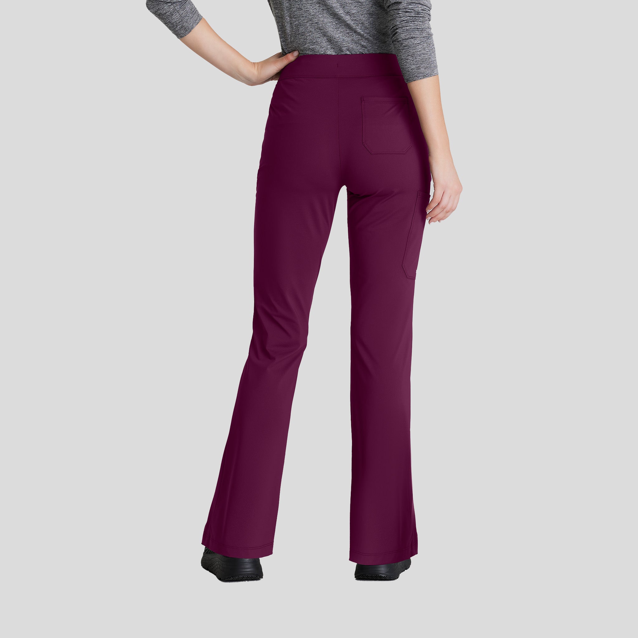 Glide 4-Pocket Fit and Flare Pant | Wine