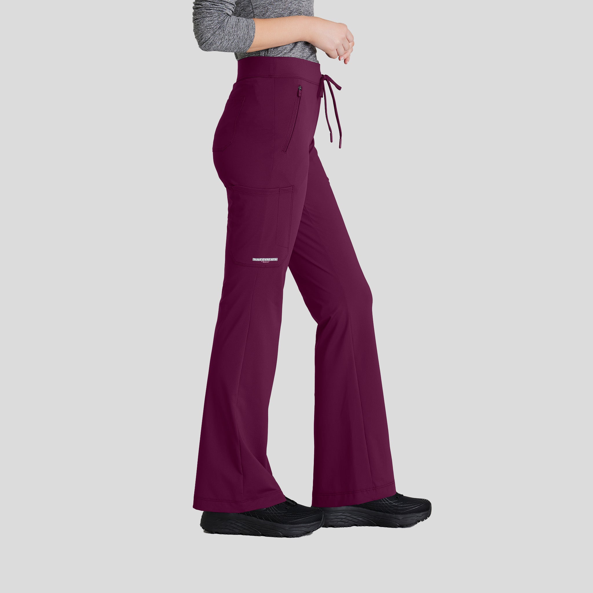 Glide 4-Pocket Fit and Flare Pant | Wine