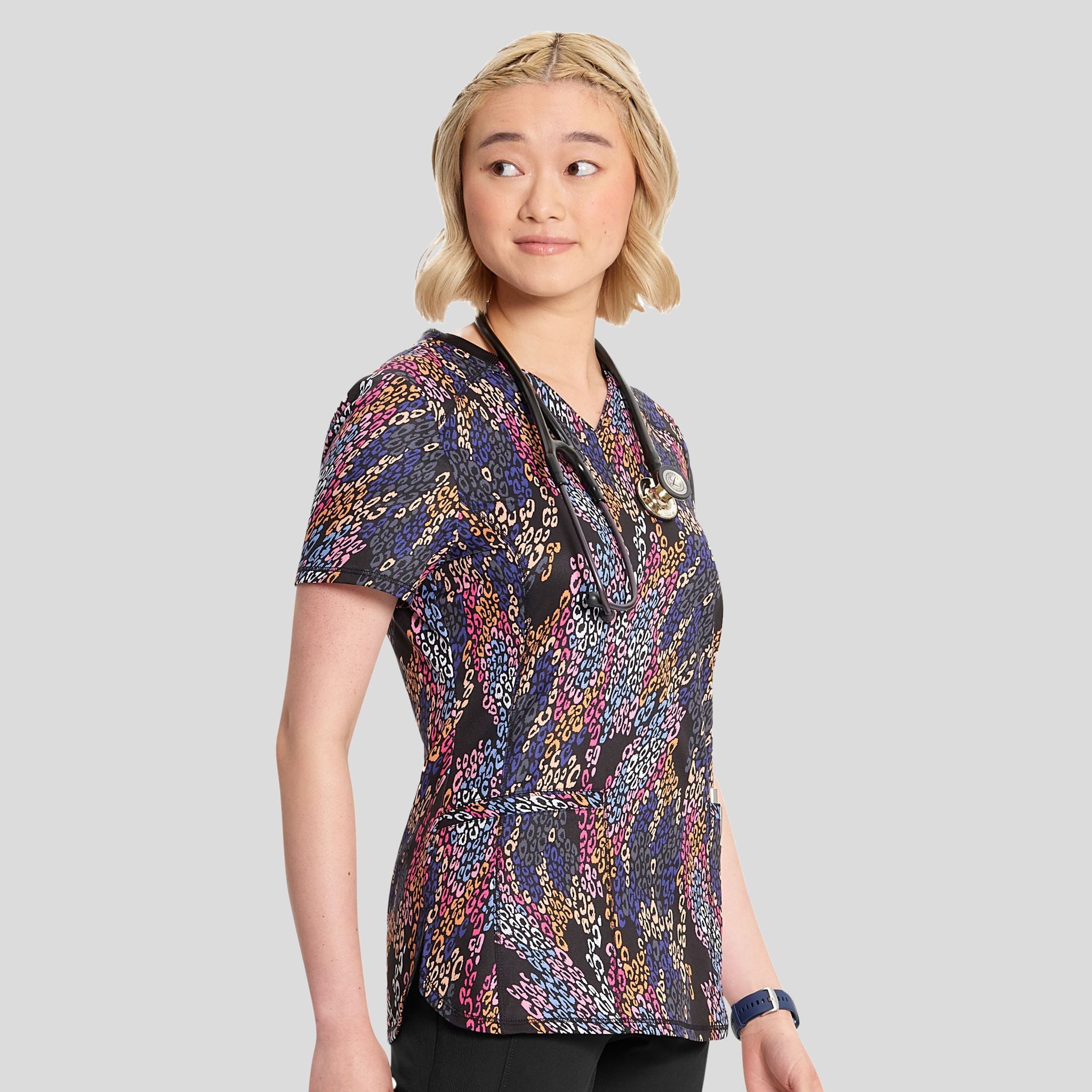 Wild Motion Print Top