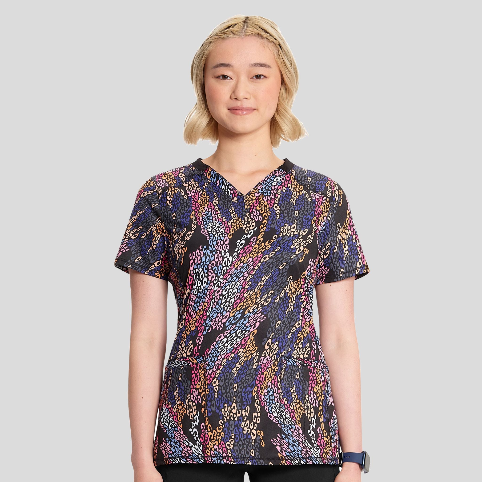 Wild Motion Print Top