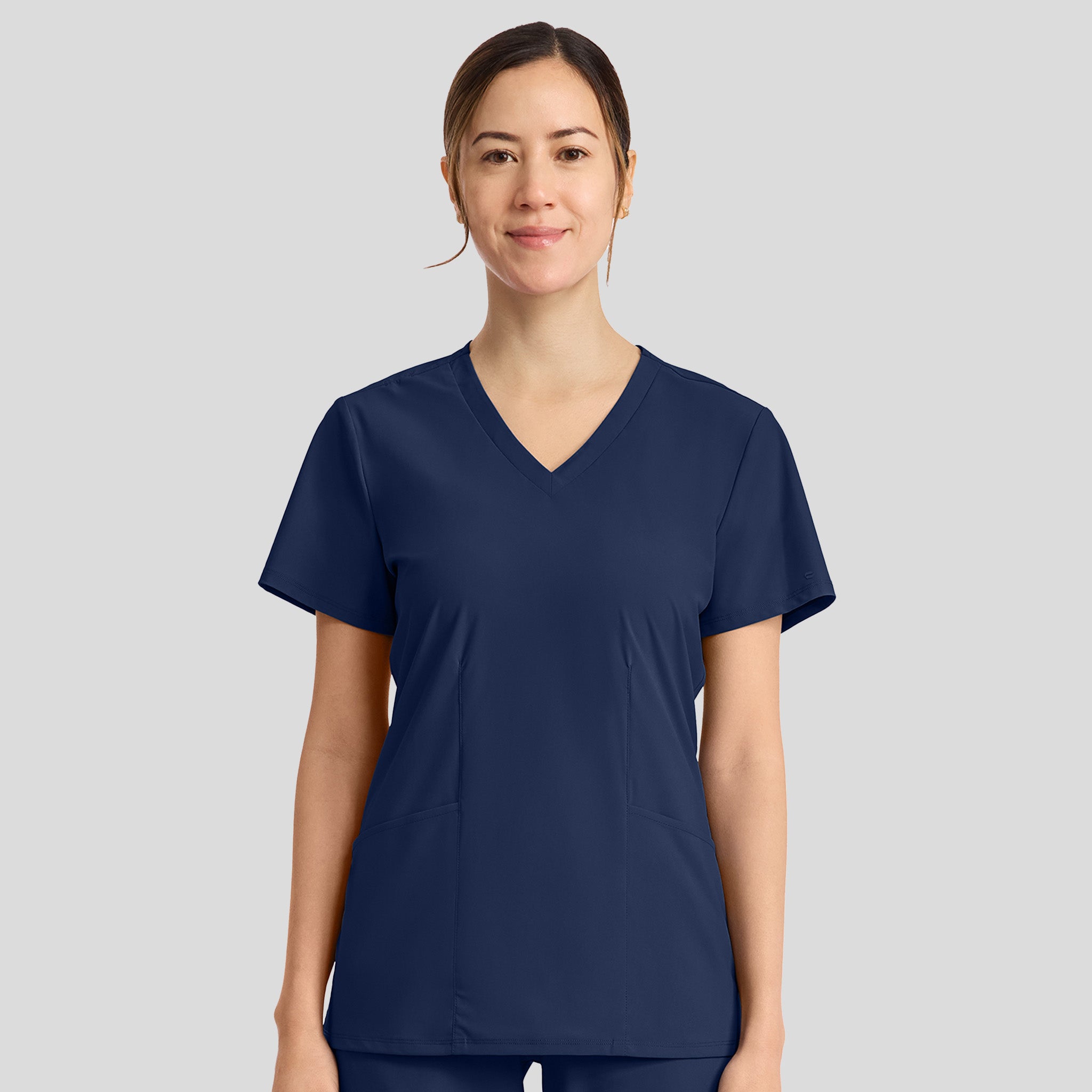 Infinity Pursuit V-Neck Top | Navy