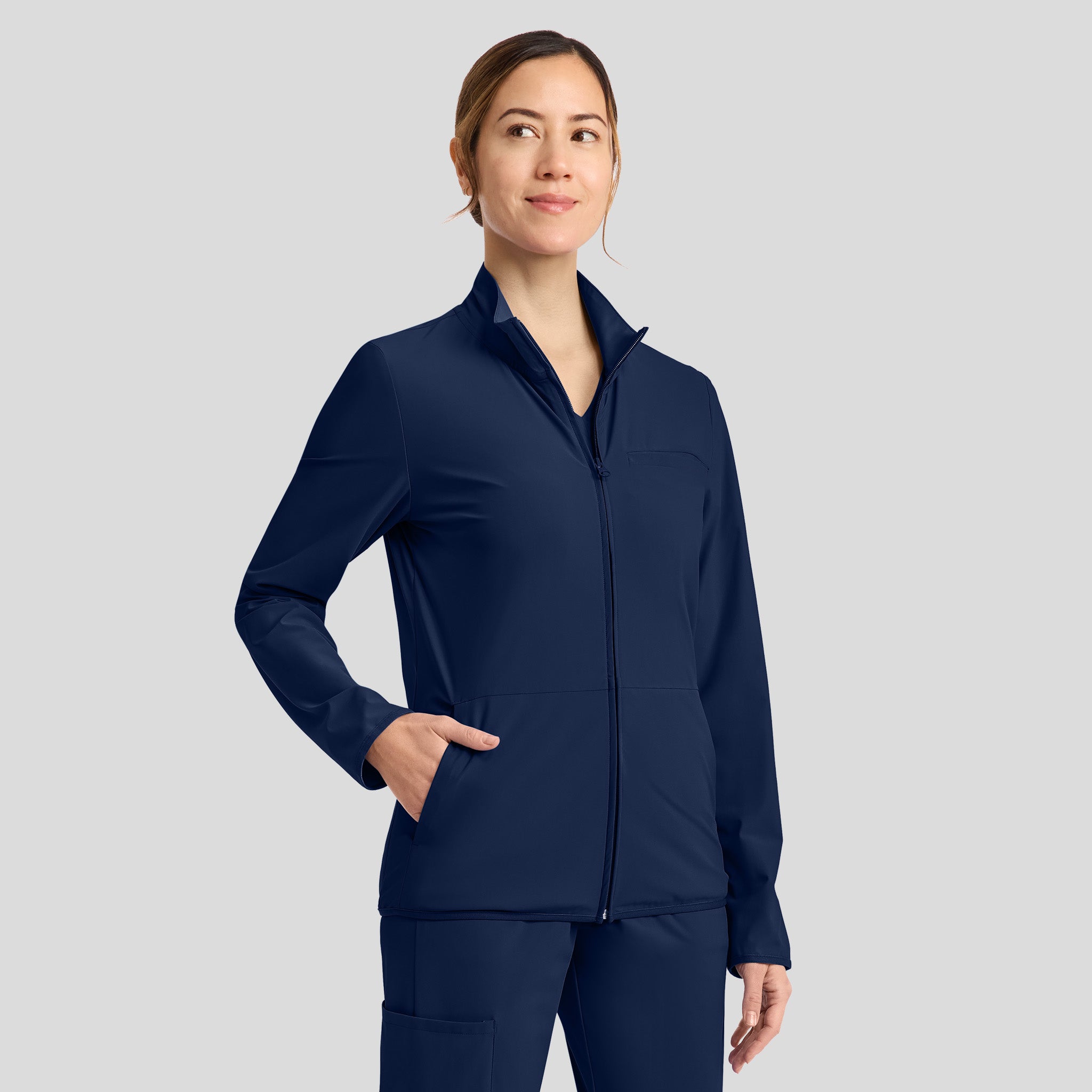 3-Pocket Warm-up Jacket | Navy