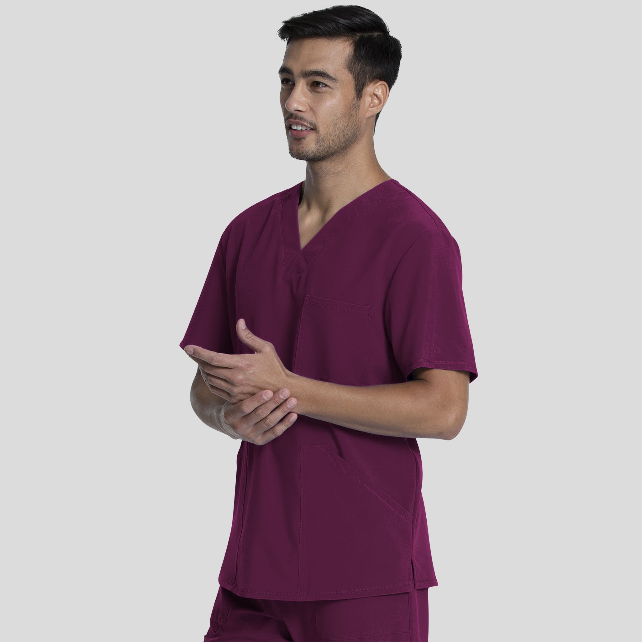 Men's V-Neck Top | Wine