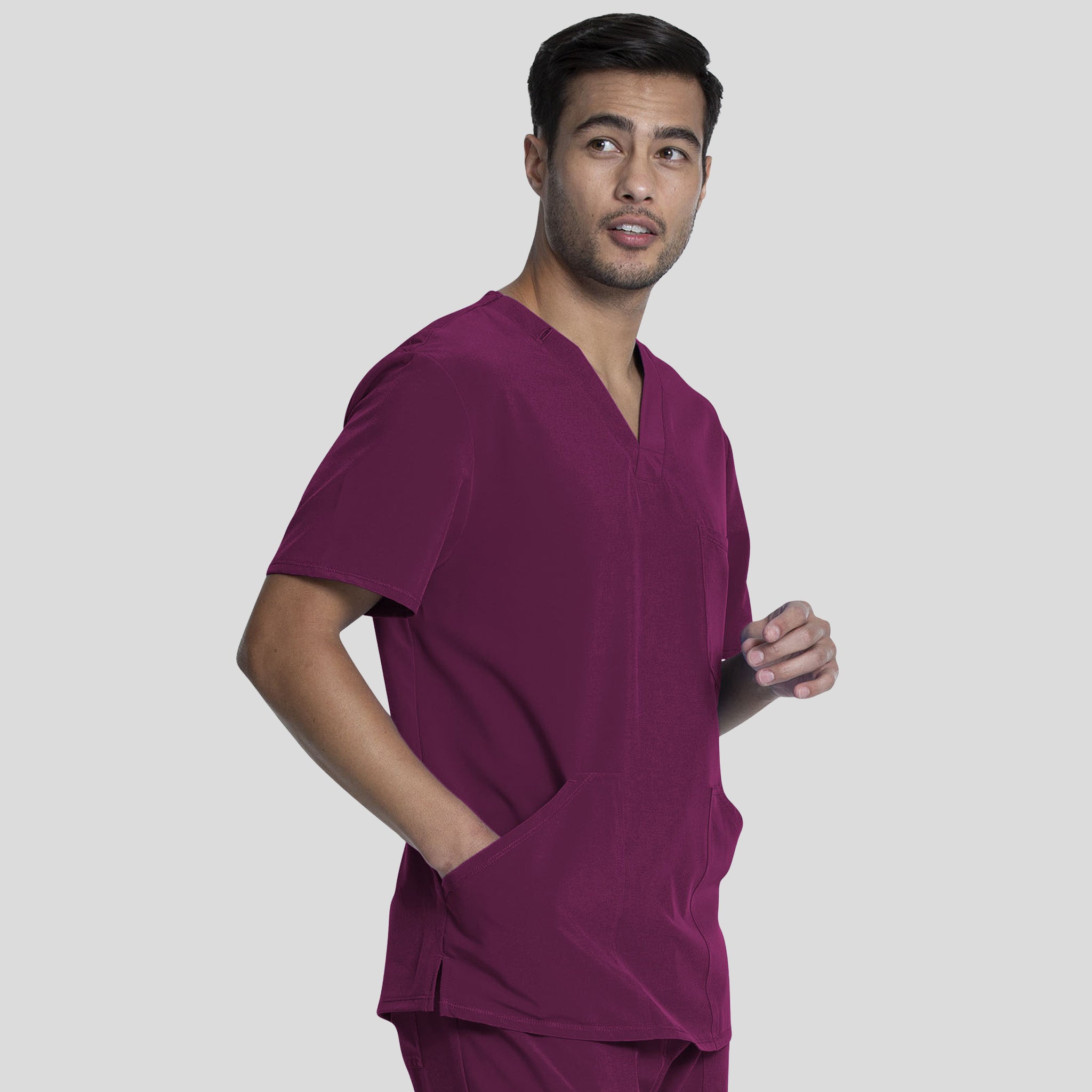 Men's V-Neck Top | Wine