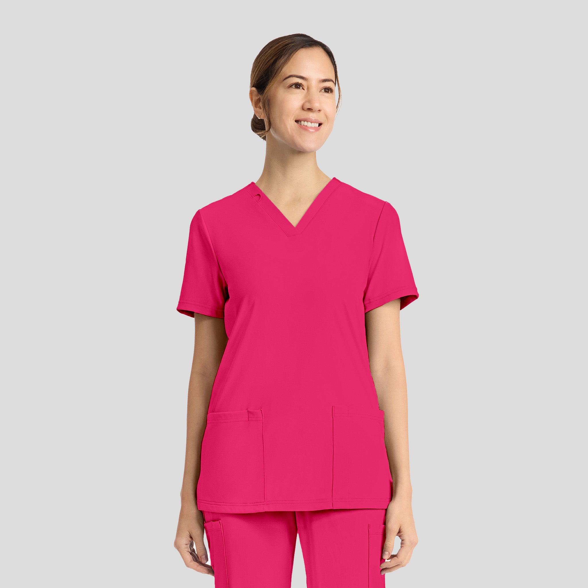 Achieve 2-Pocket Scrub Top | Tropical Hibiscus