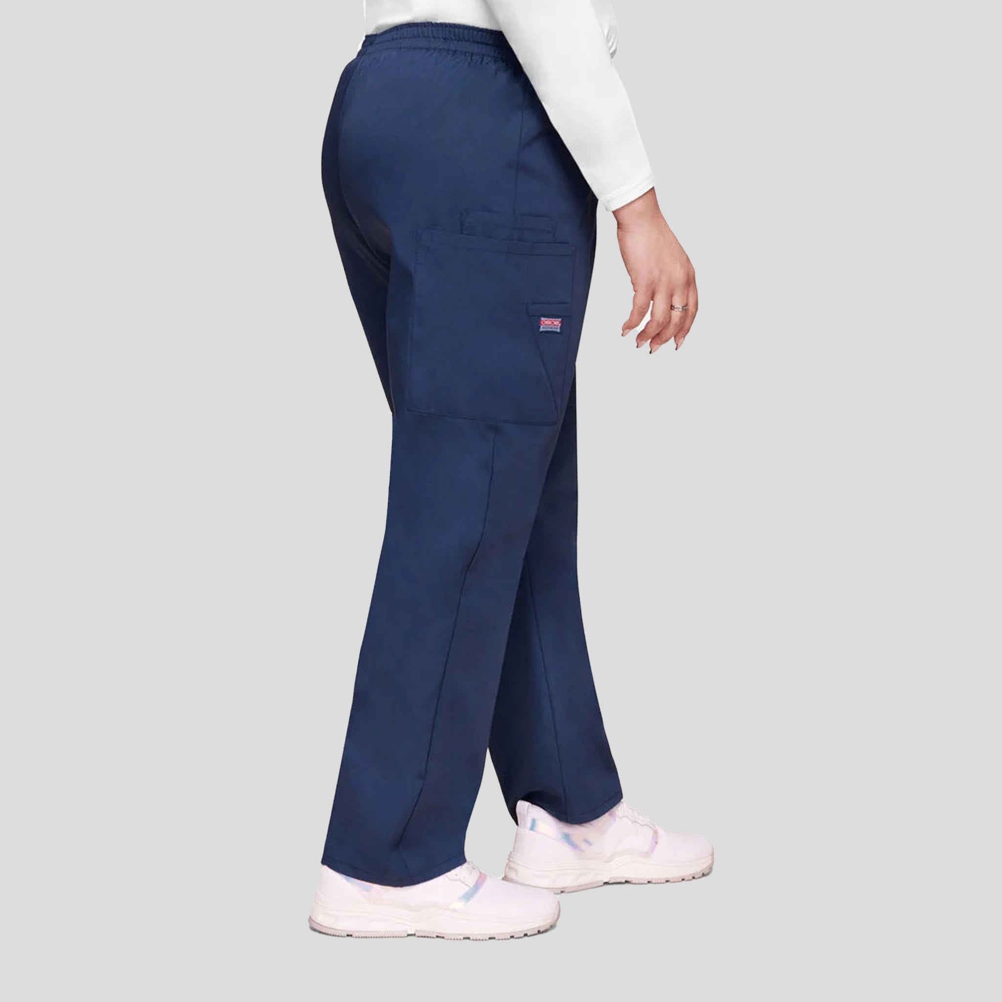 Elastic Waist Utility Scrub Pant | Navy