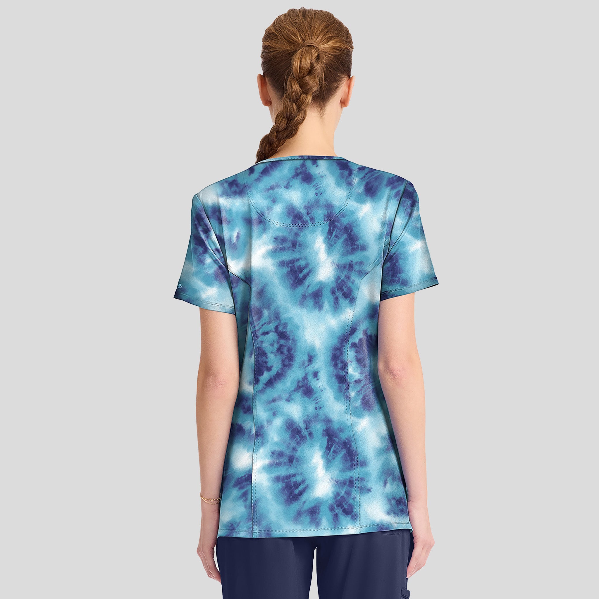 Saltwater Tie Dye Print Top