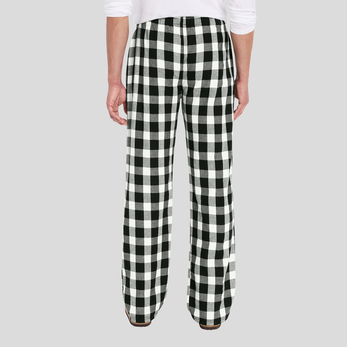Flannel Pocket Pant | Black/White Buffalo Check