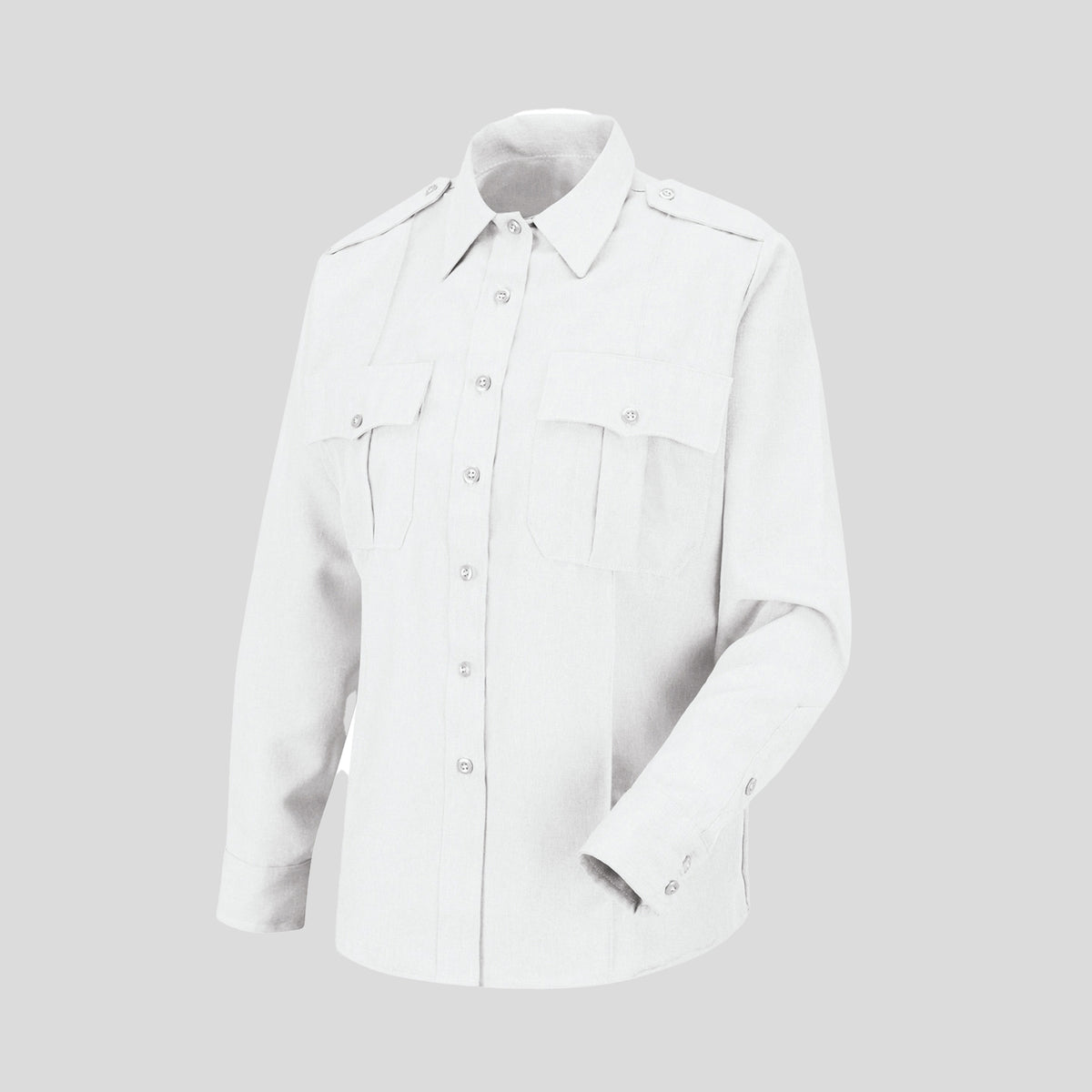 Women's Sentry Long Sleeve Shirt | White – Robert's Medical Uniforms