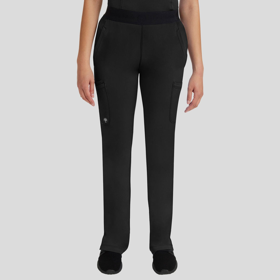 Women's Rachel Elastic Waistband Cargo Scrub Pant Ciel Robert's