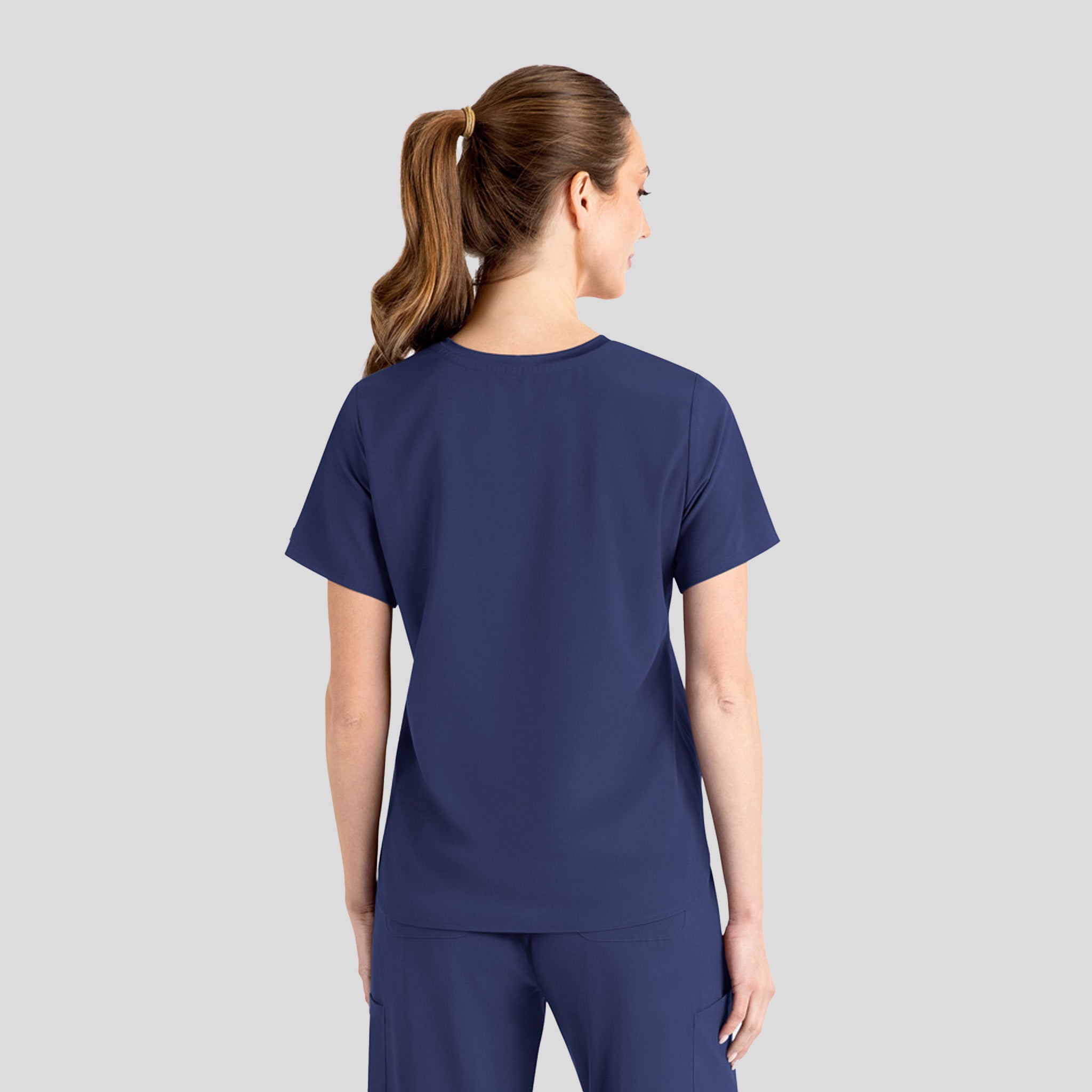 Women’s Round Neck Top | Navy