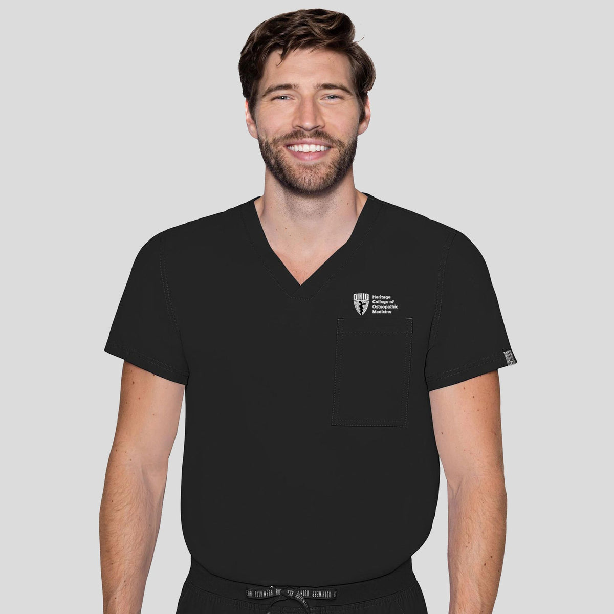Ohio University Mens 1 Pocket Top | Black