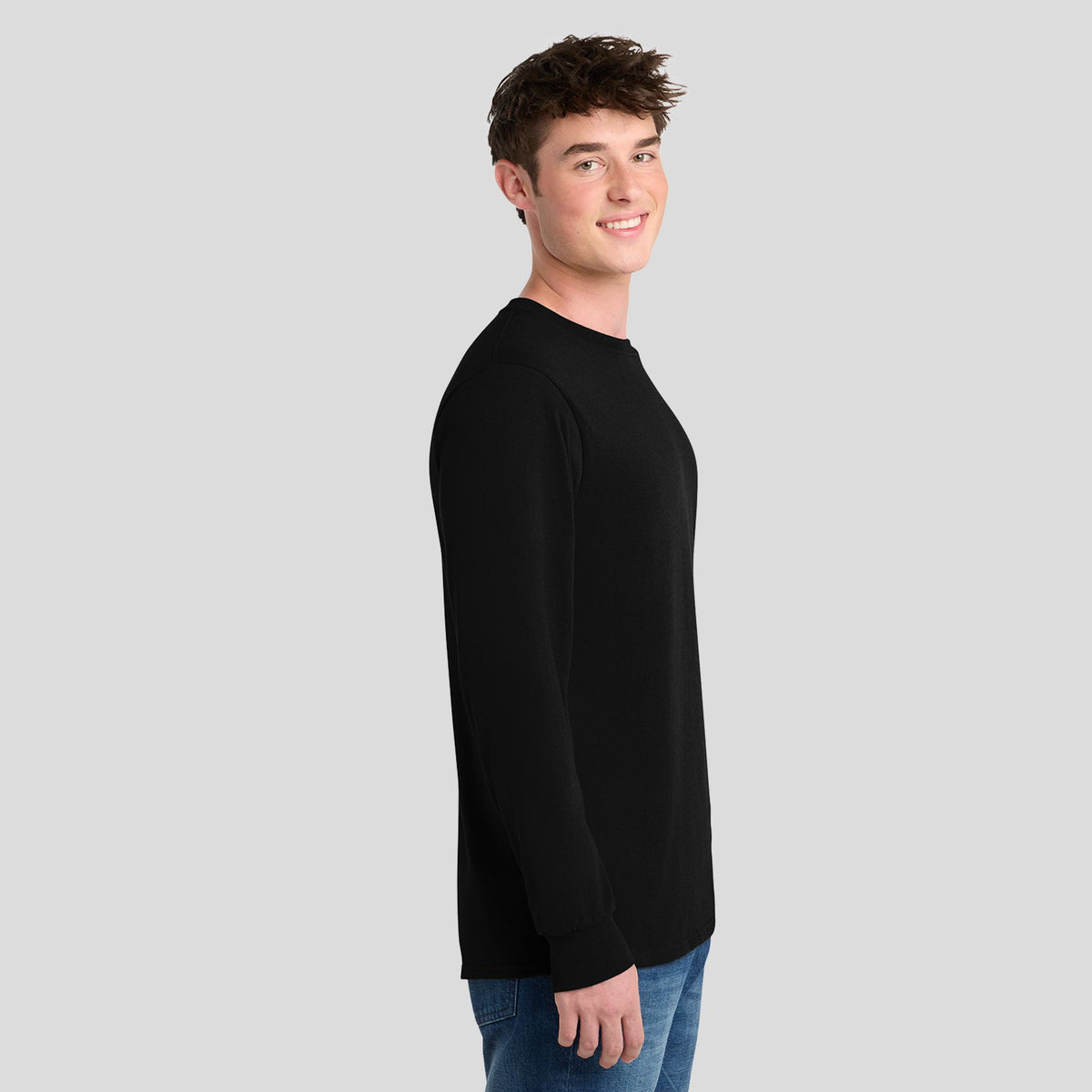 Long Sleeve Core Blend Tee | Black