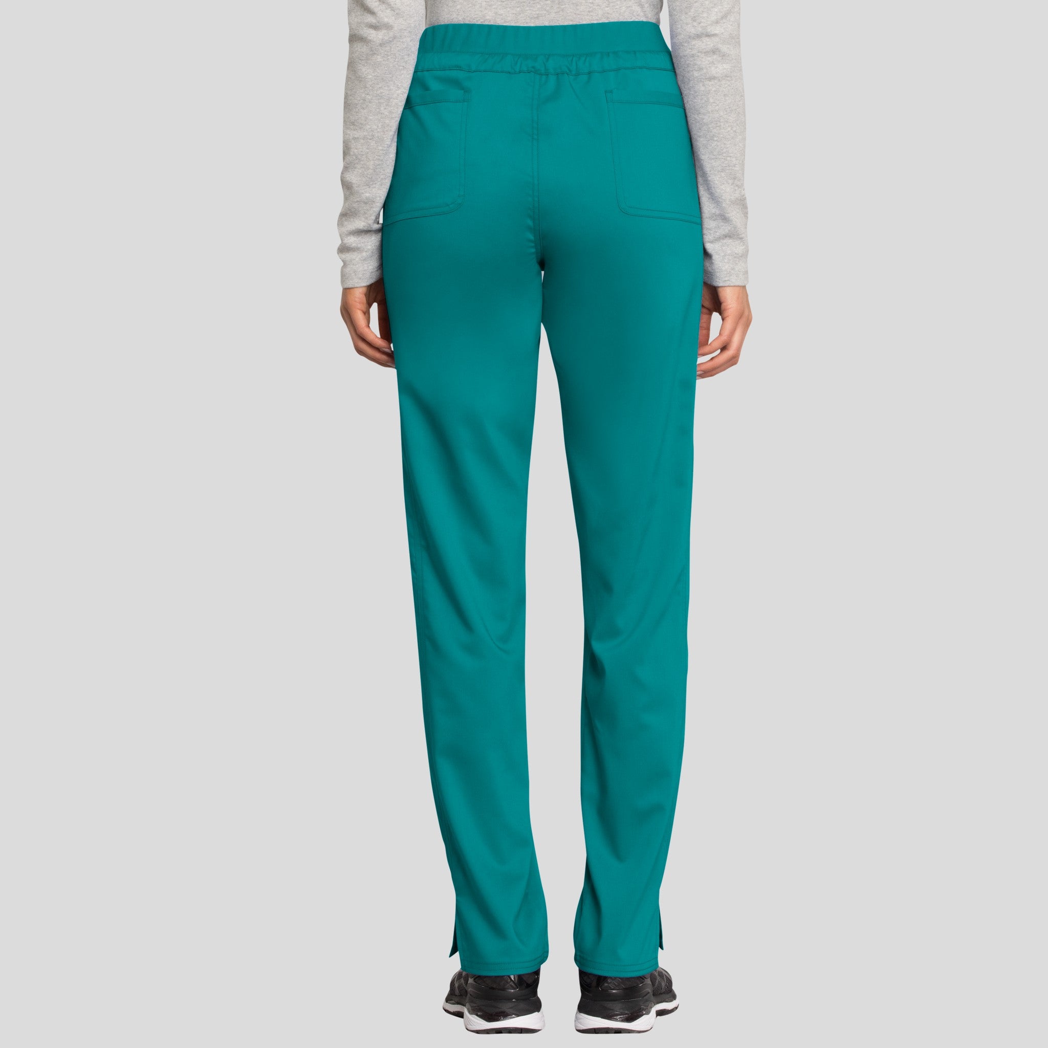 Tapered Leg Drawstring Scrub Pant | Teal