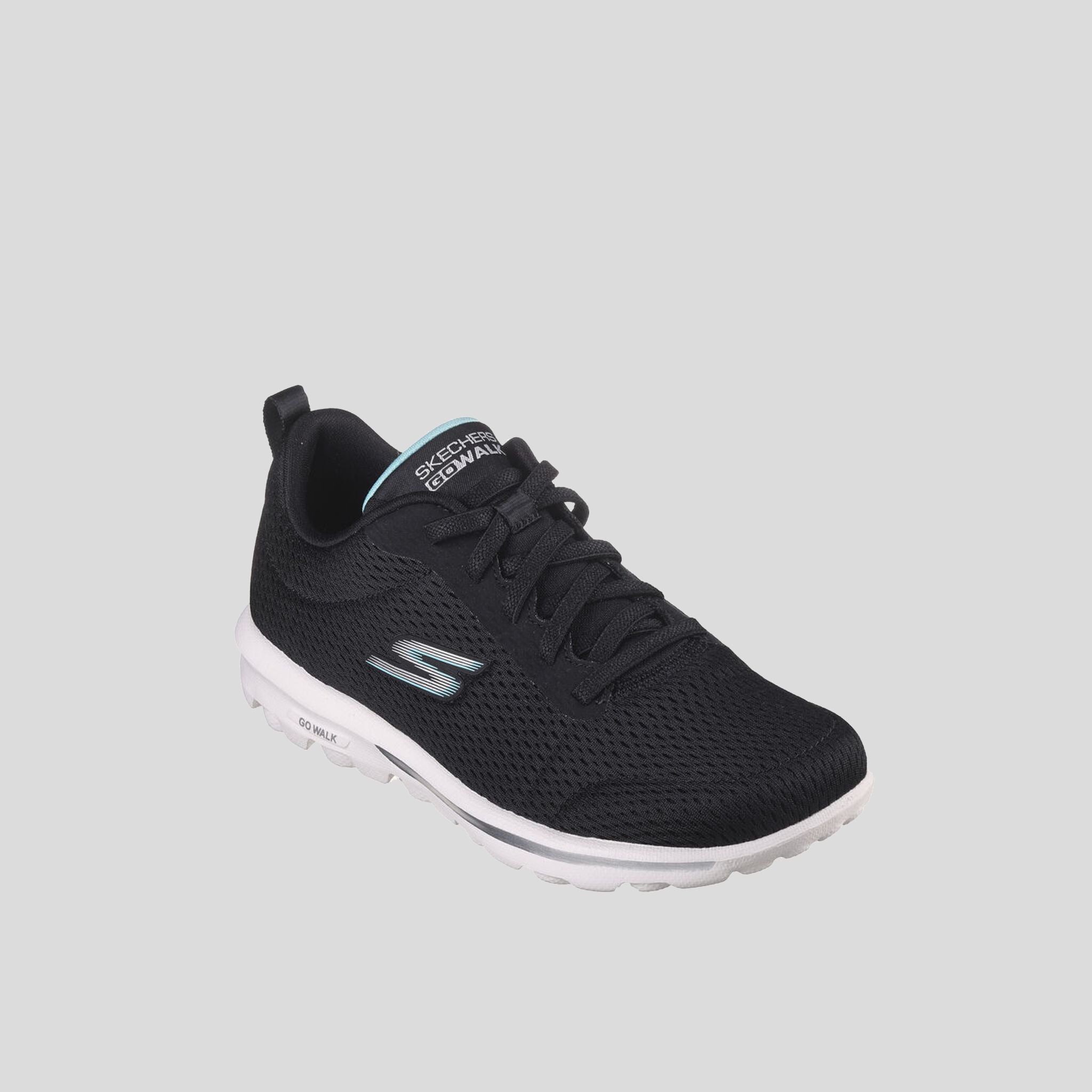 GO WALK Travel - Fun Journey | Black/Aqua Trim – Robert's