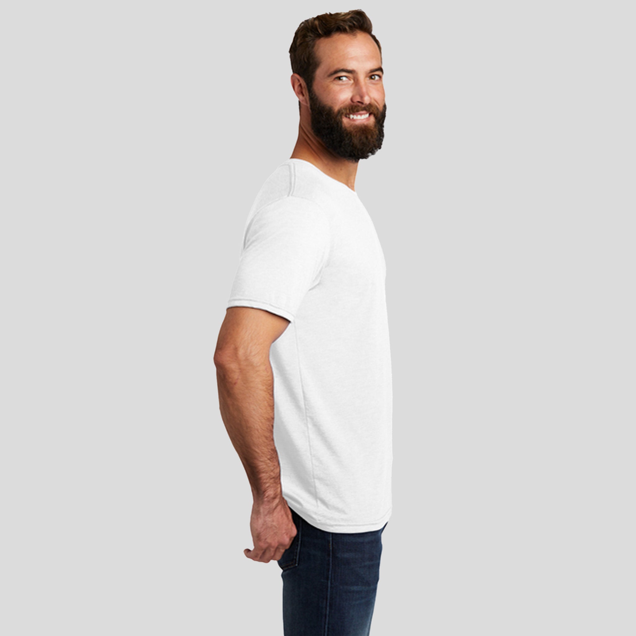 Unisex Tri-Blend Tee | Bright White