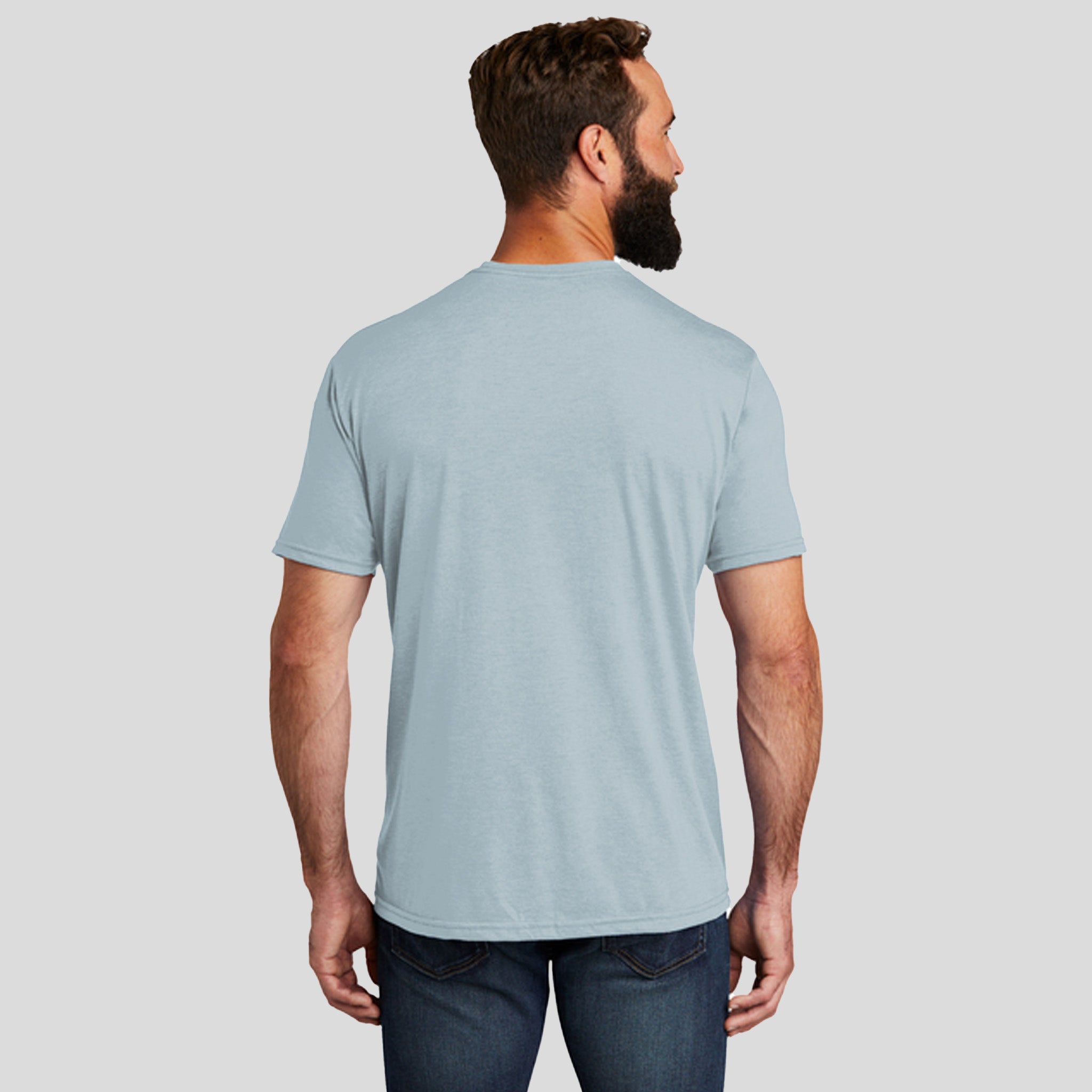 Unisex Tri-Blend Tee | I Like You Blue