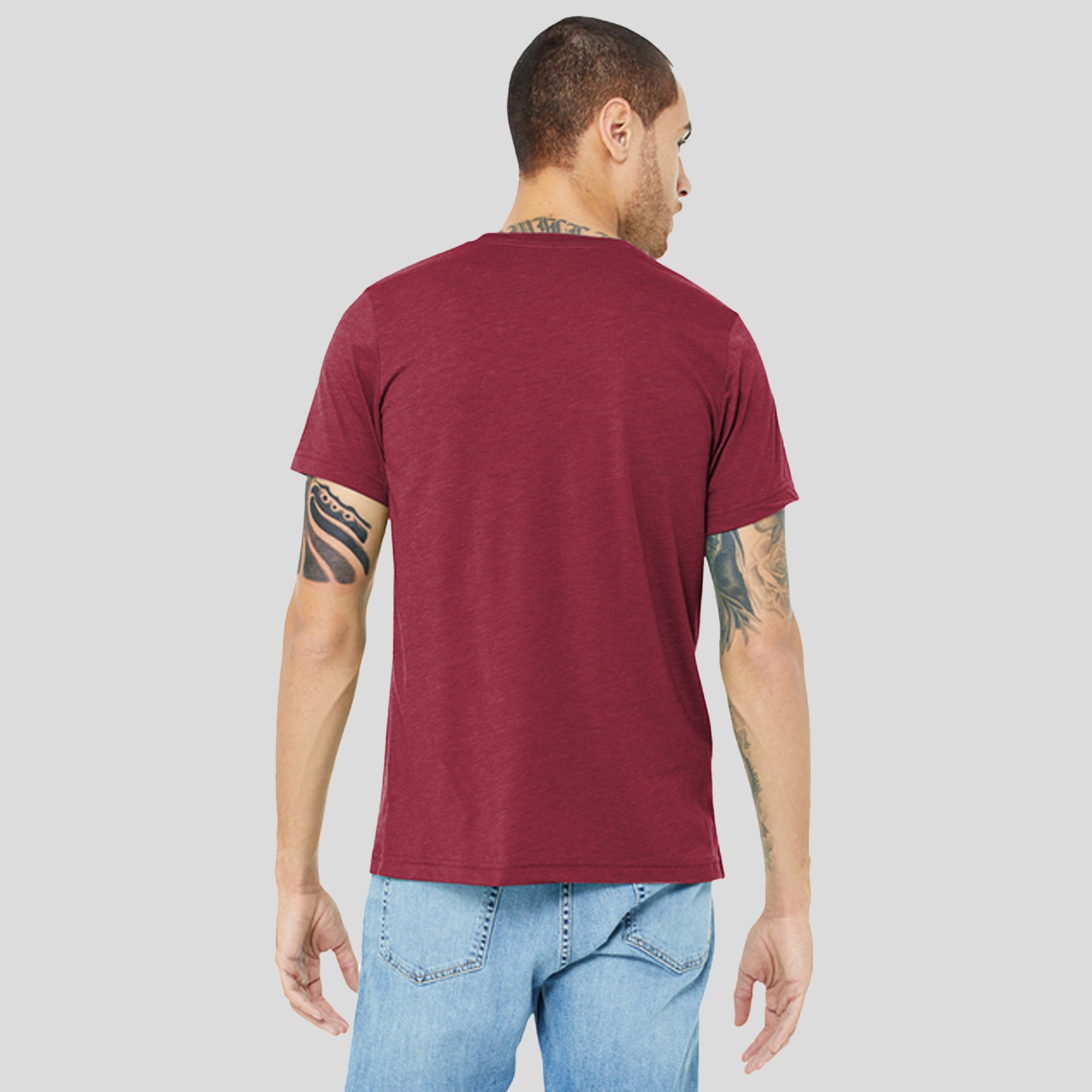 Unisex Triblend Short Sleeve Tee | Cardinal Triblend