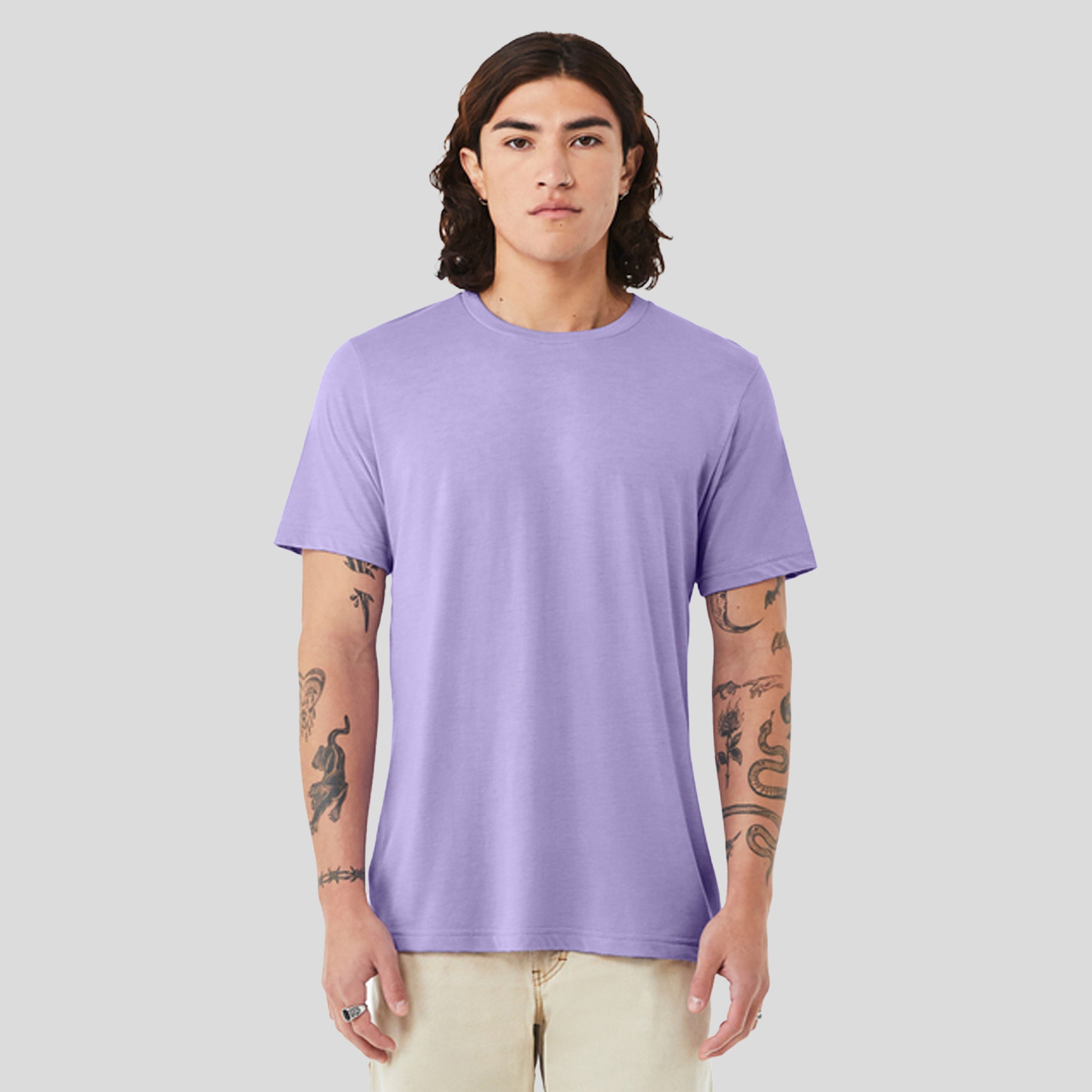 Unisex Triblend Short Sleeve Tee | Dark Lavender Triblend