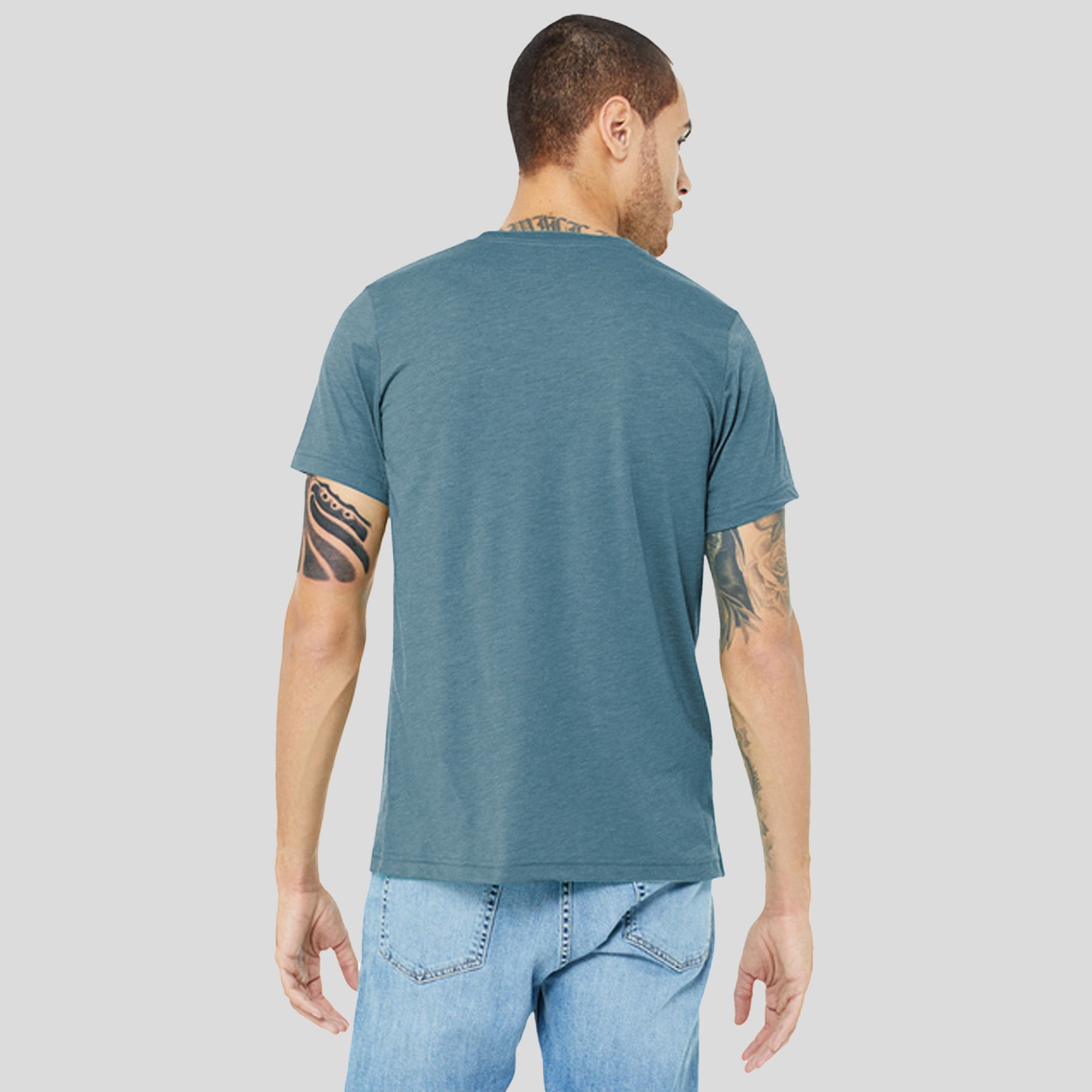 Unisex Triblend Short Sleeve Tee | Denim Triblend