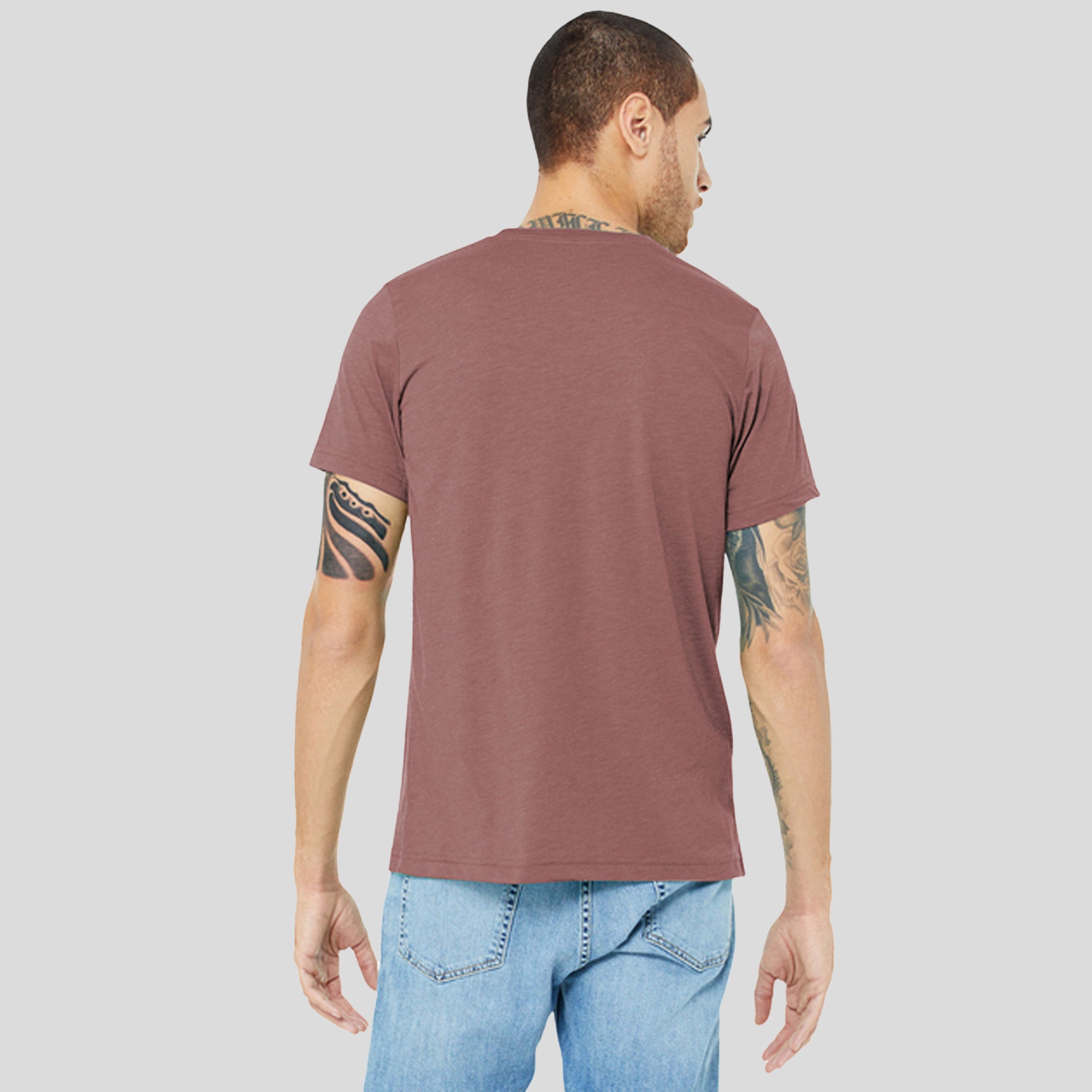 Unisex Triblend Short Sleeve Tee | Mauve Triblend