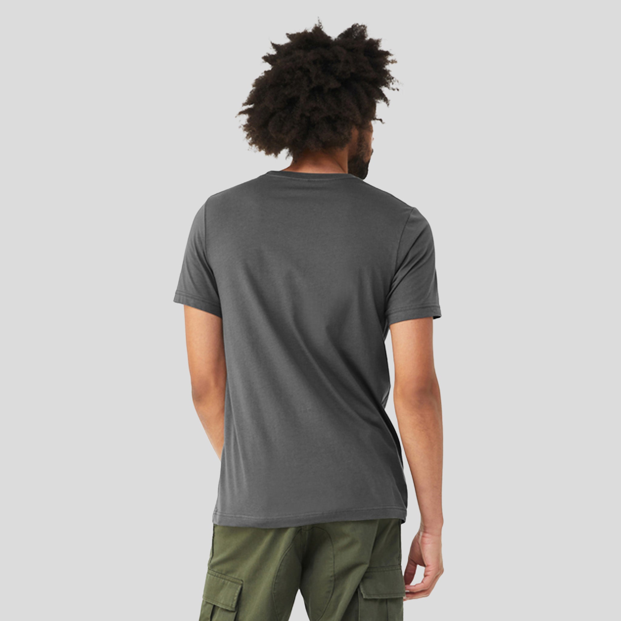 Unisex Triblend Short Sleeve Tee | Solid Asphalt Triblend