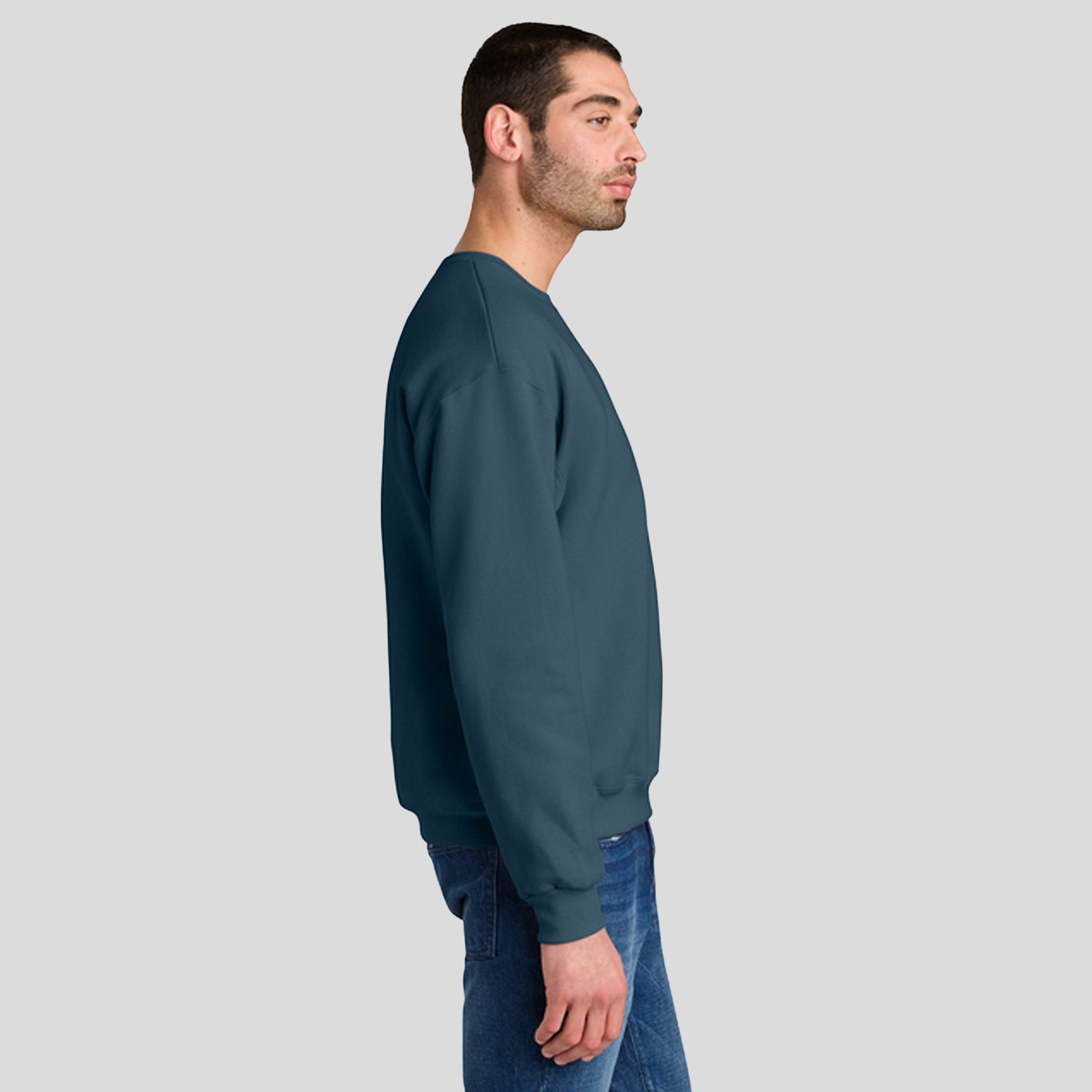 Rugged™ Unisex Crewneck Sweatshirt | Washed Navy