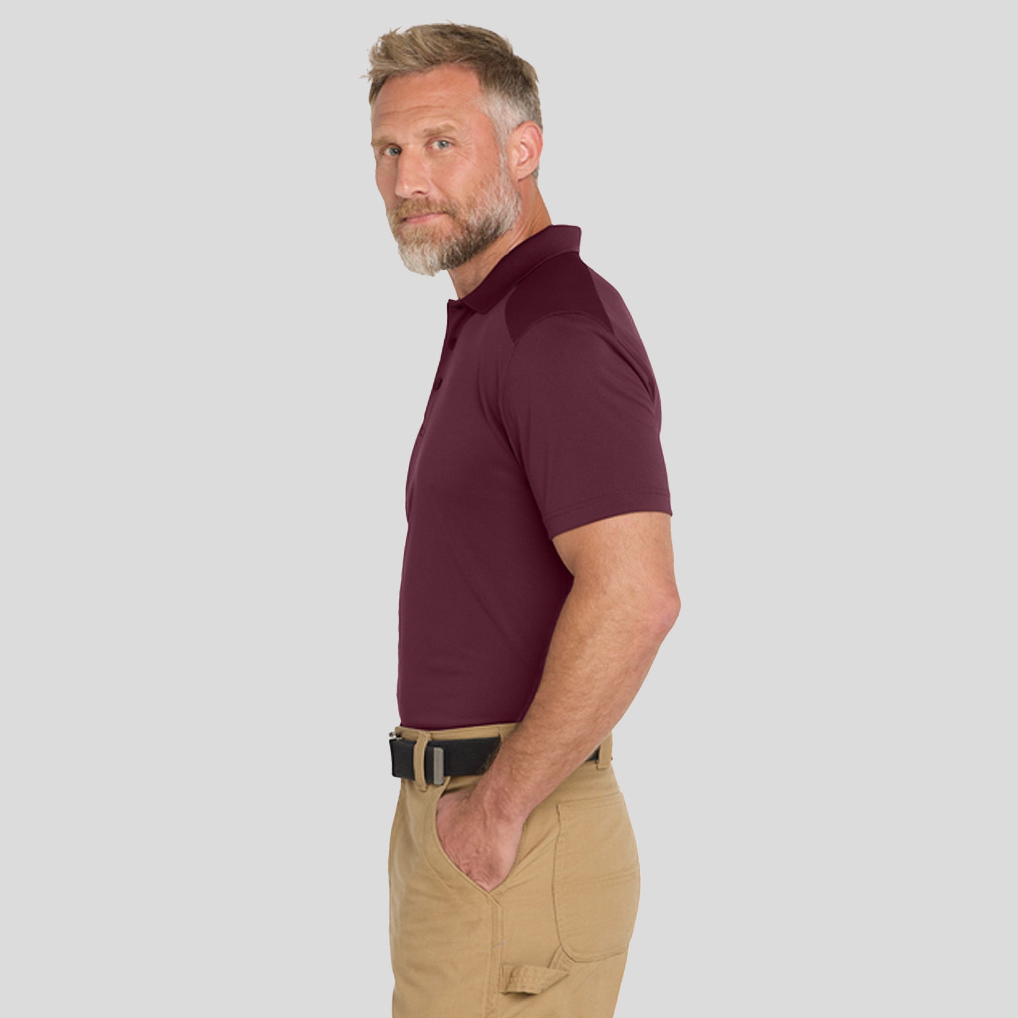 Men's Select Lightweight Snag-Proof Polo | Maroon
