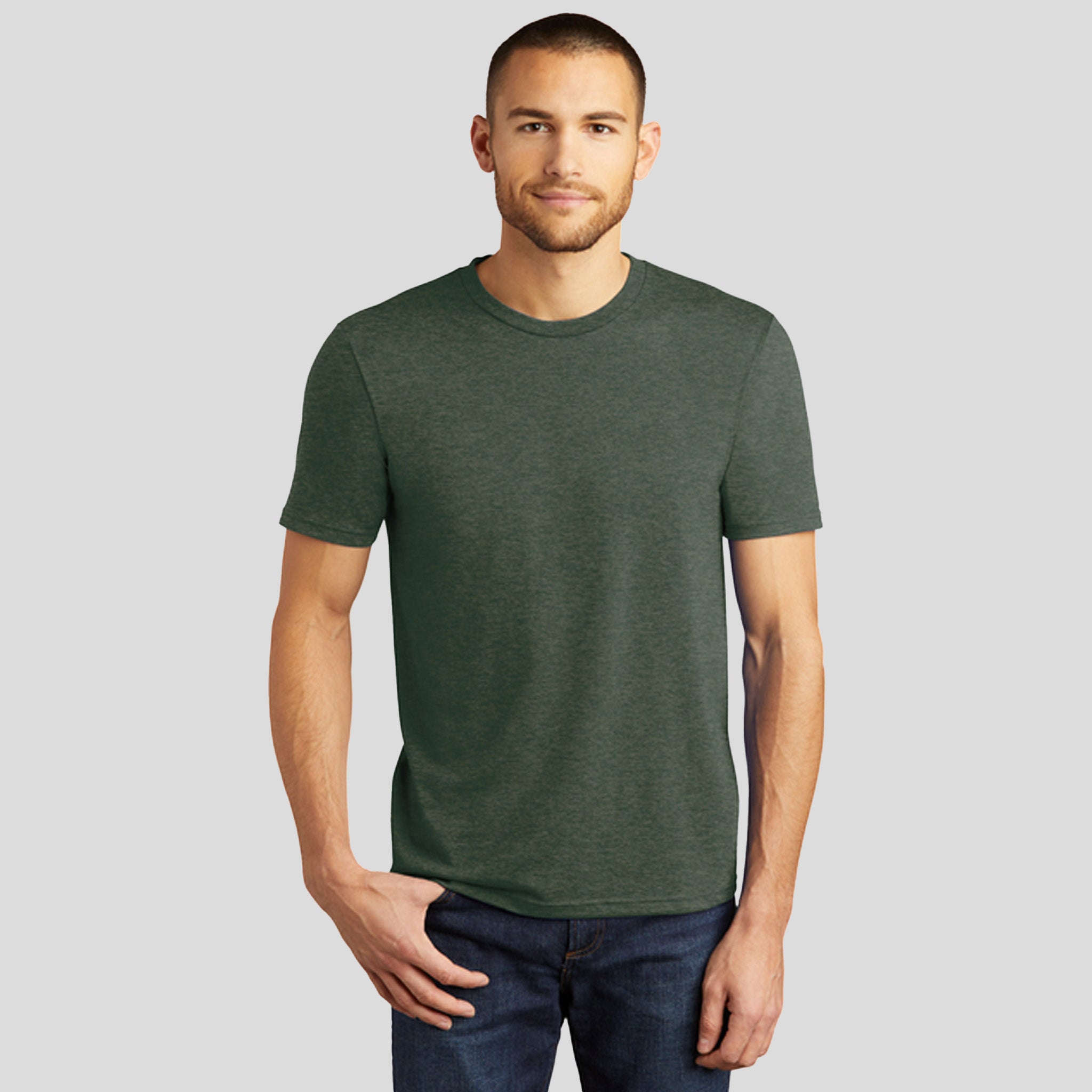 Perfect Tri® Tee | Heathered Forest Green