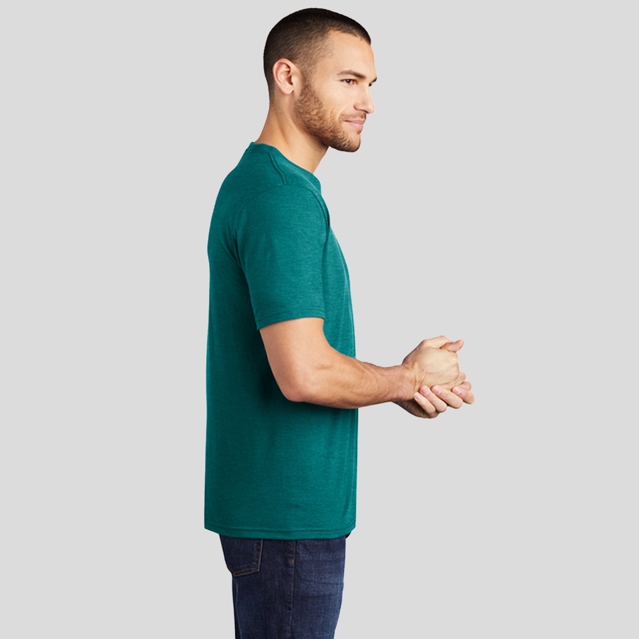 Perfect Tri® Tee | Heathered Teal