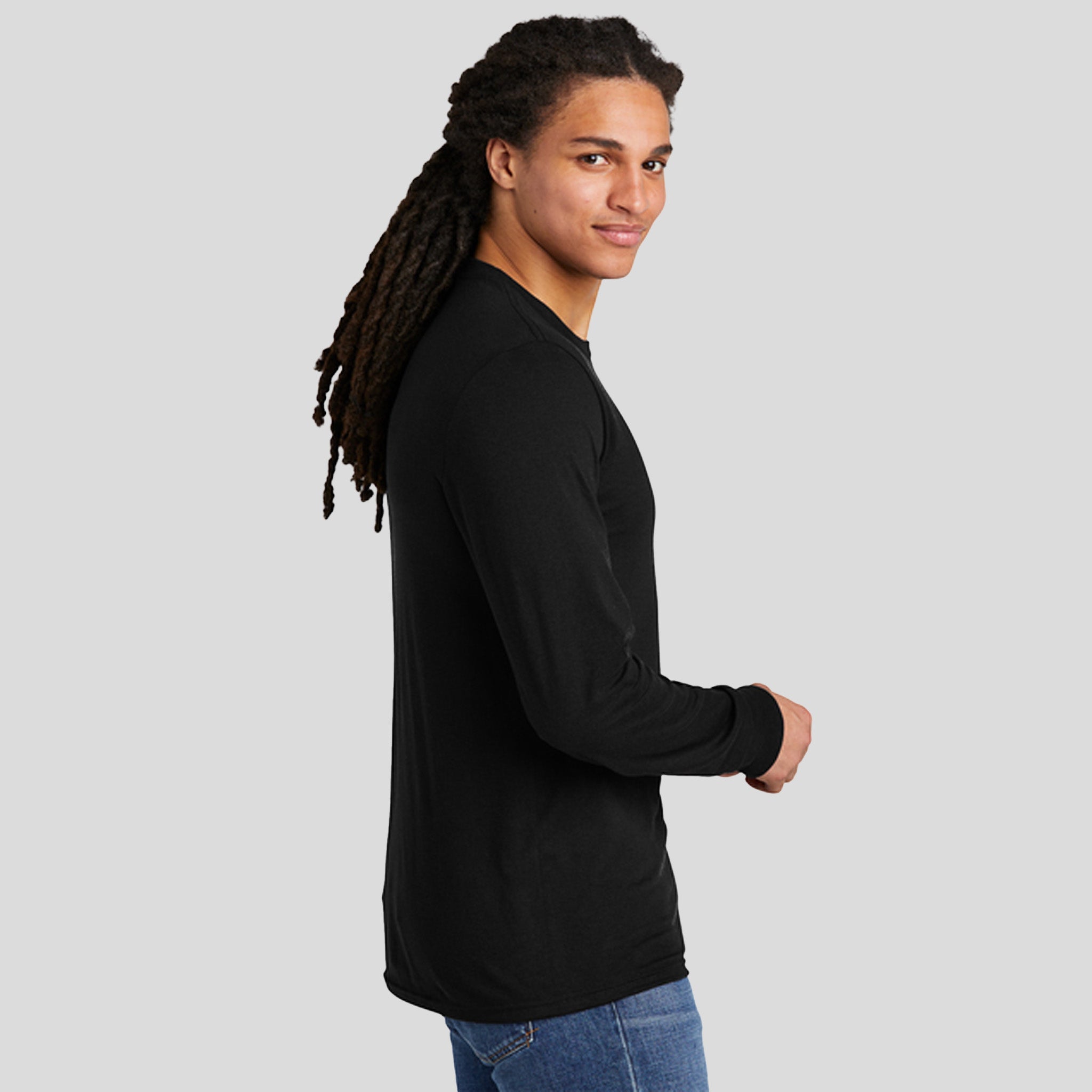 Perfect Tri® Long Sleeve Tee | Black