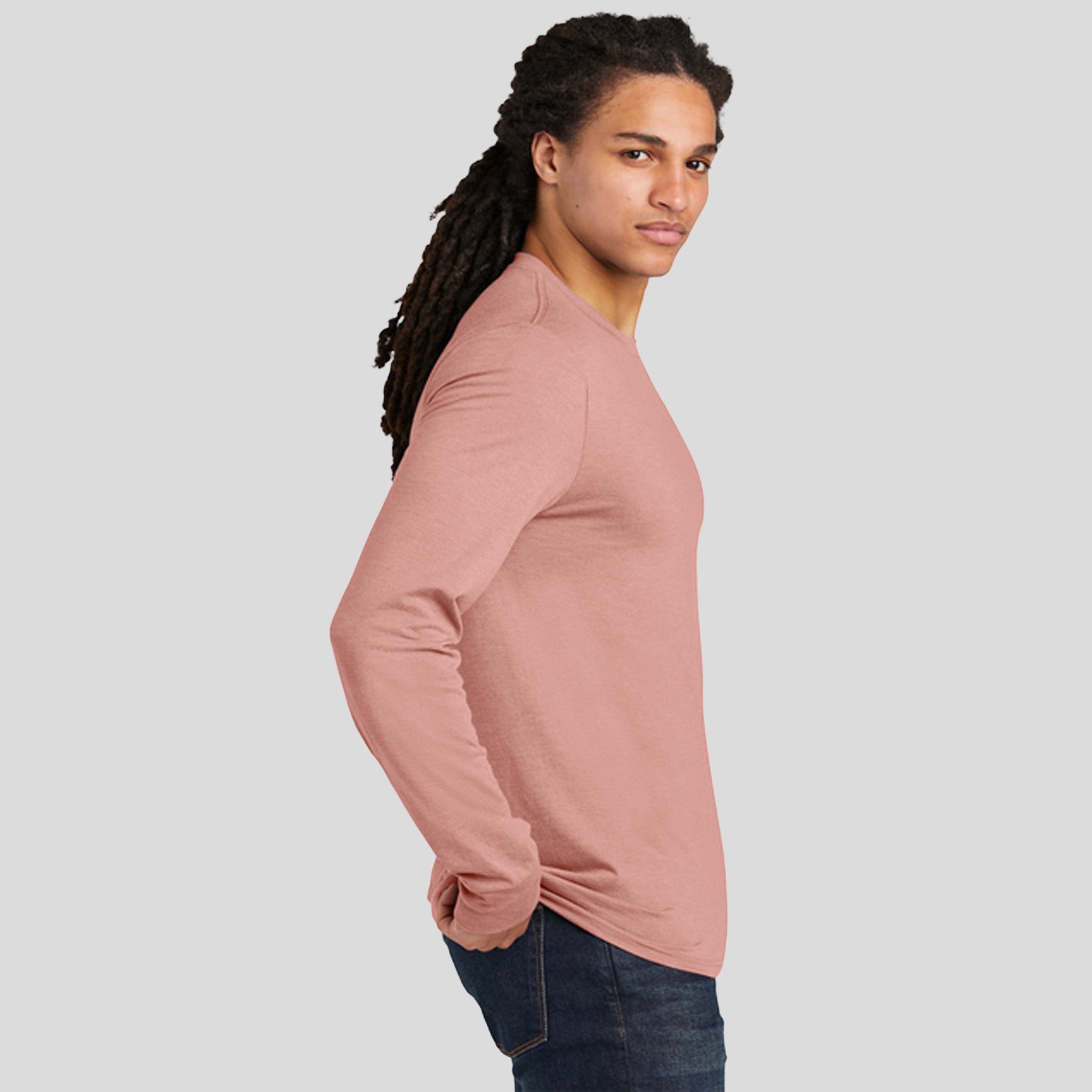 Perfect Tri® Long Sleeve Tee | Blush Frost