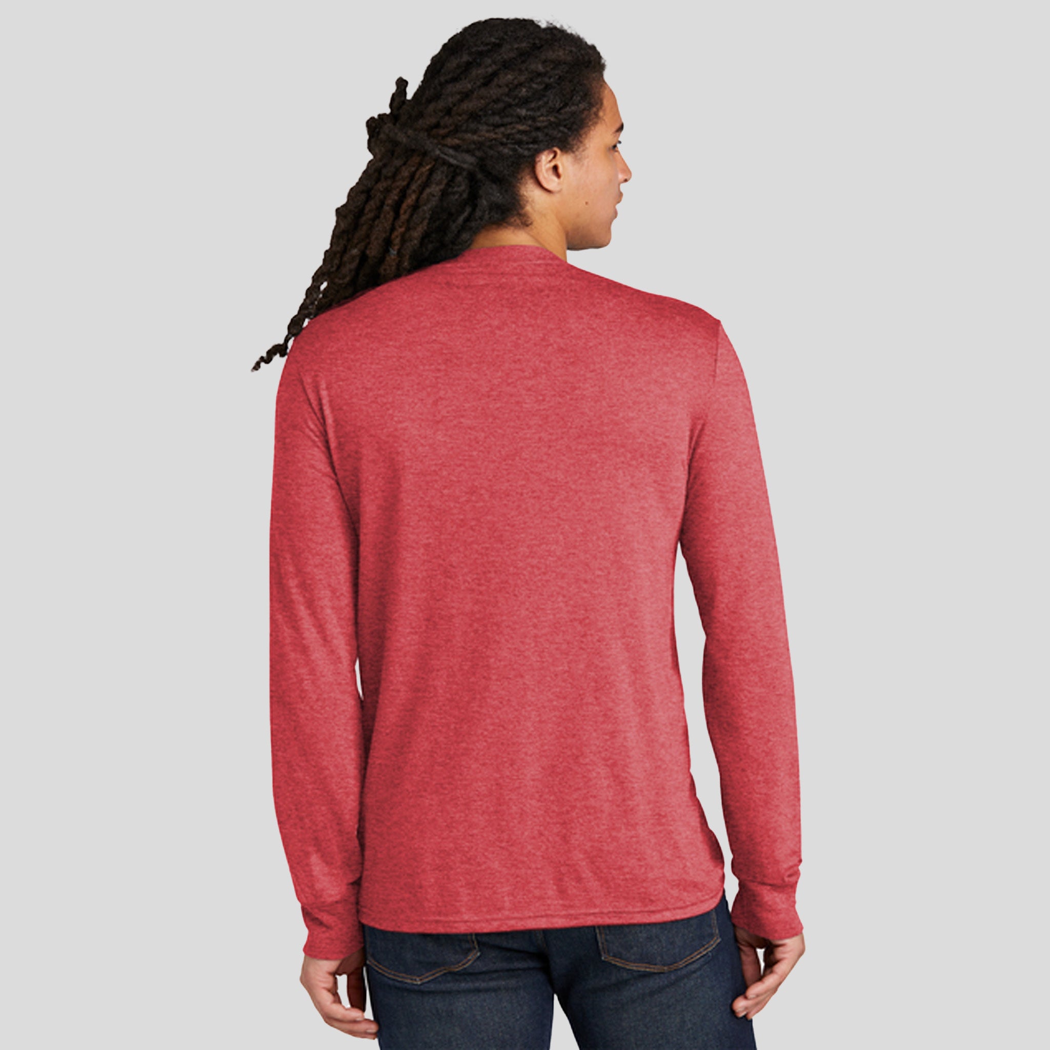 Perfect Tri® Long Sleeve Tee | Red Frost