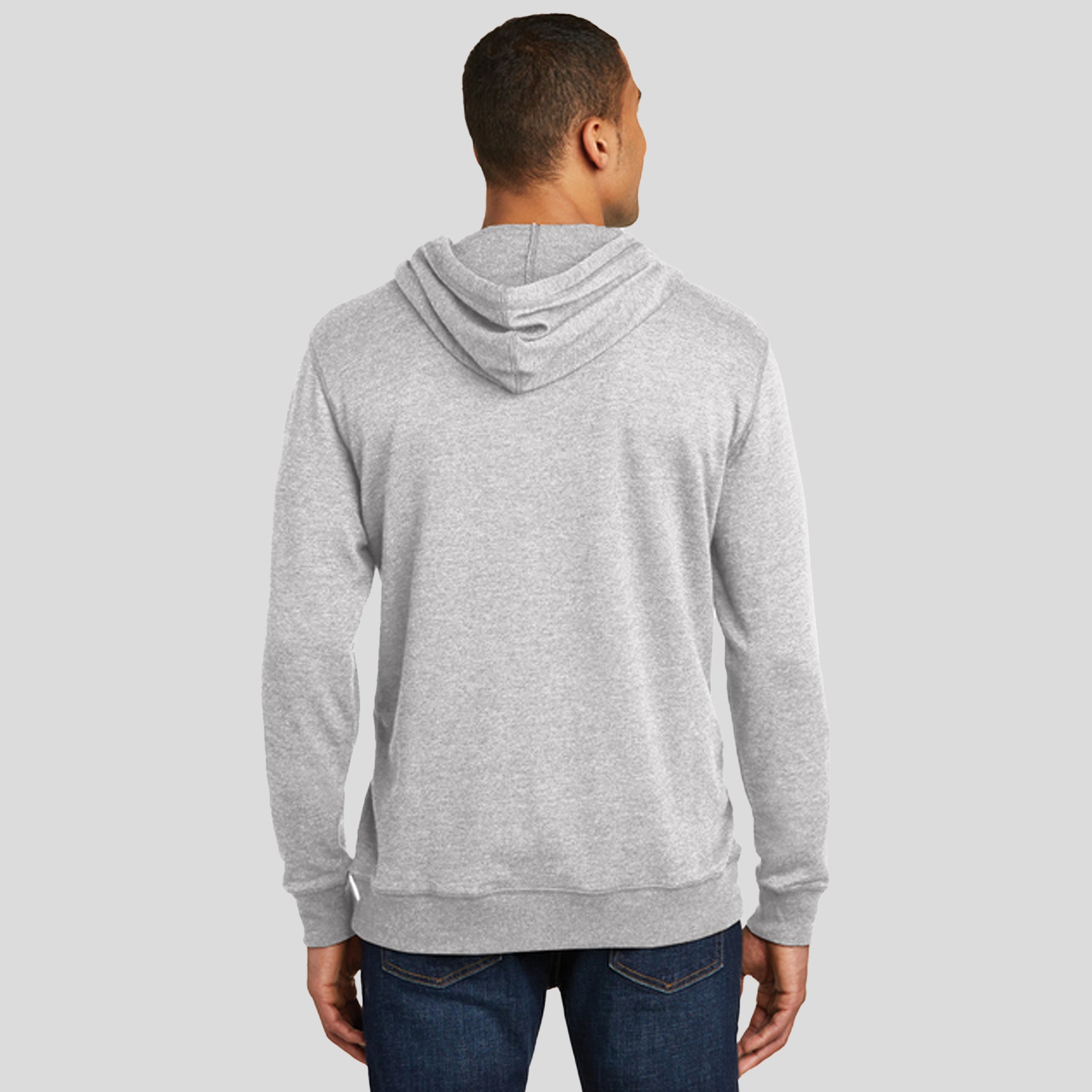 Lightweight Fleece Hoodie | Heathered Grey