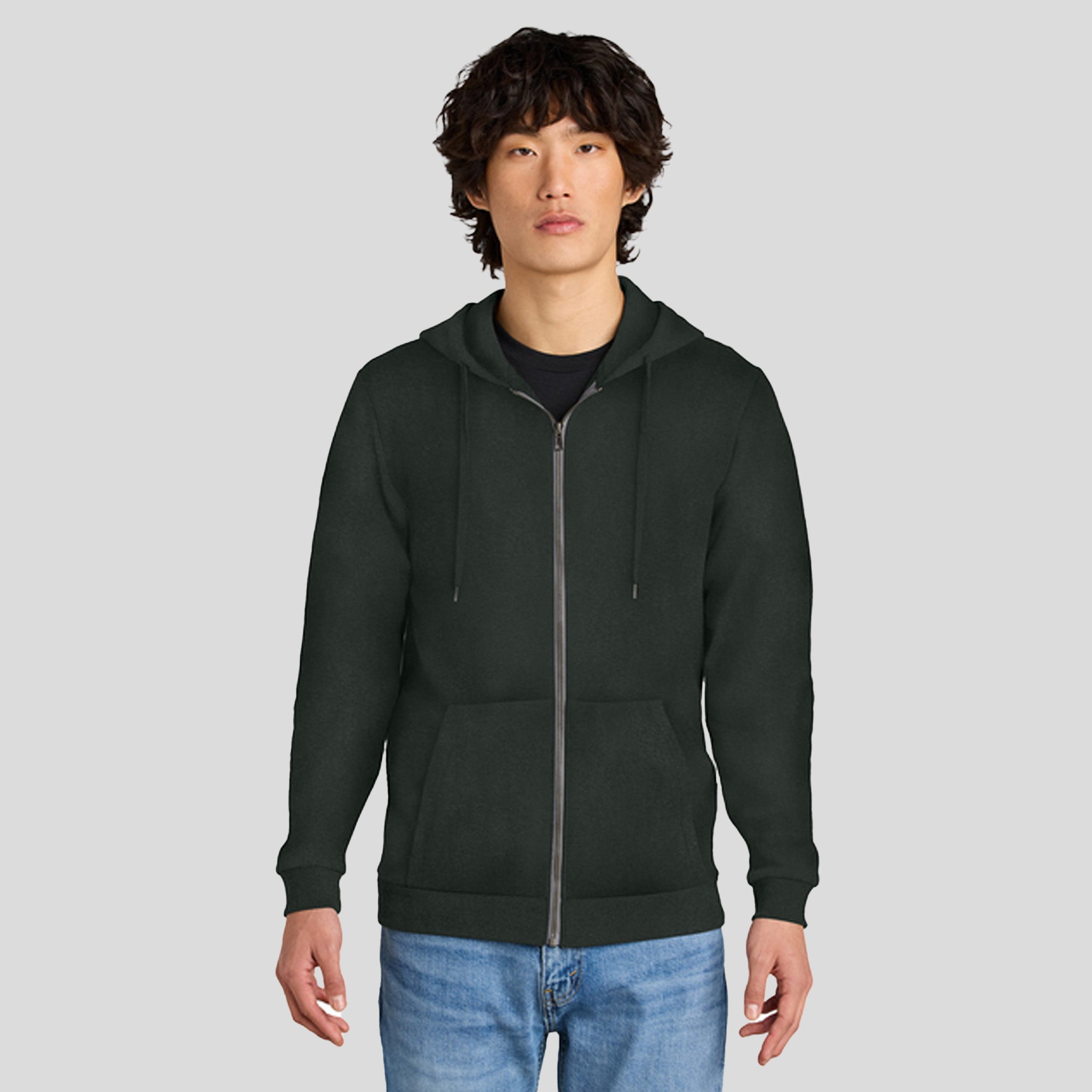 Perfect Tri® Fleece Full-Zip Hoodie | Deepest Grey