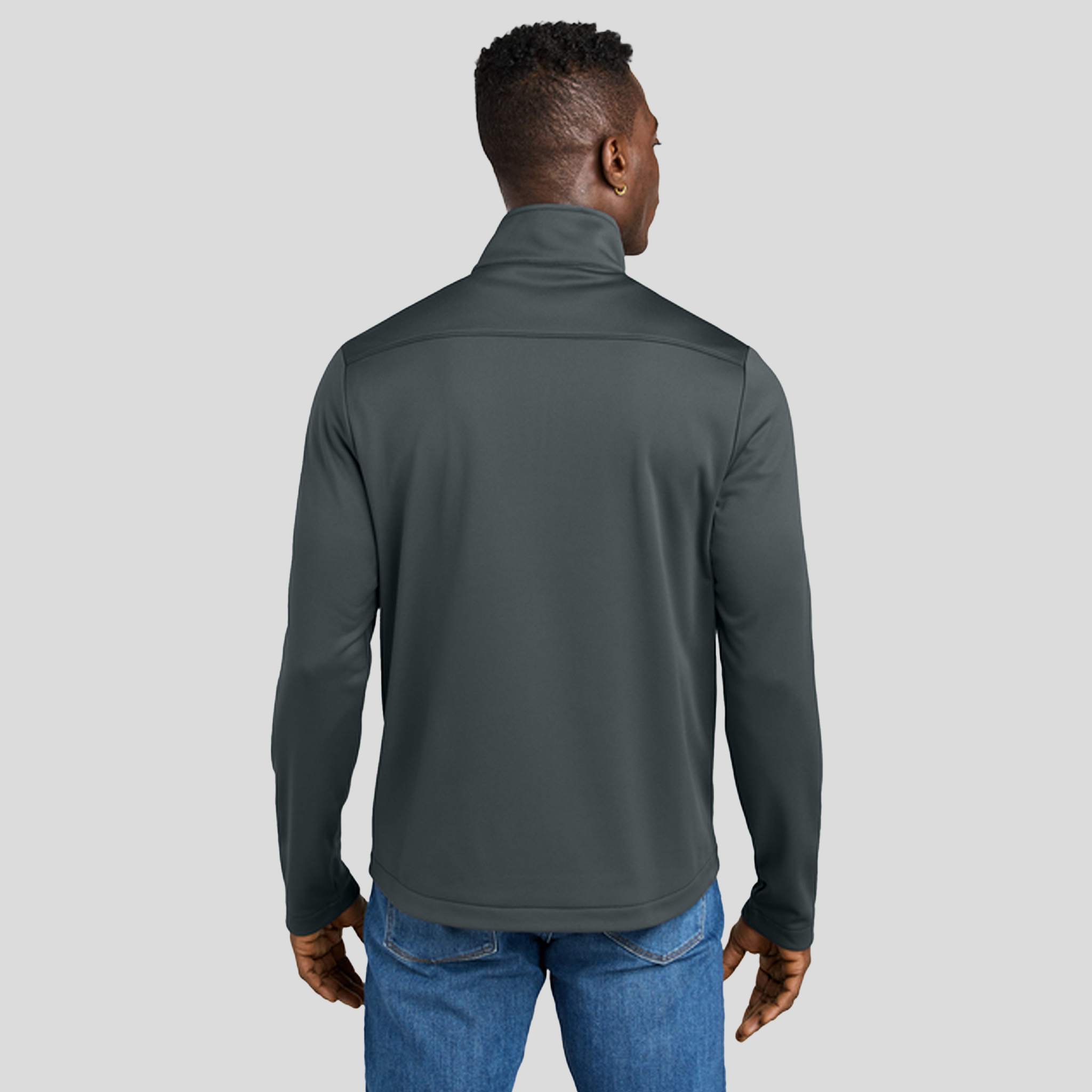 Smooth Mid Layer Fleece 1/2-Zip | Iron Gate