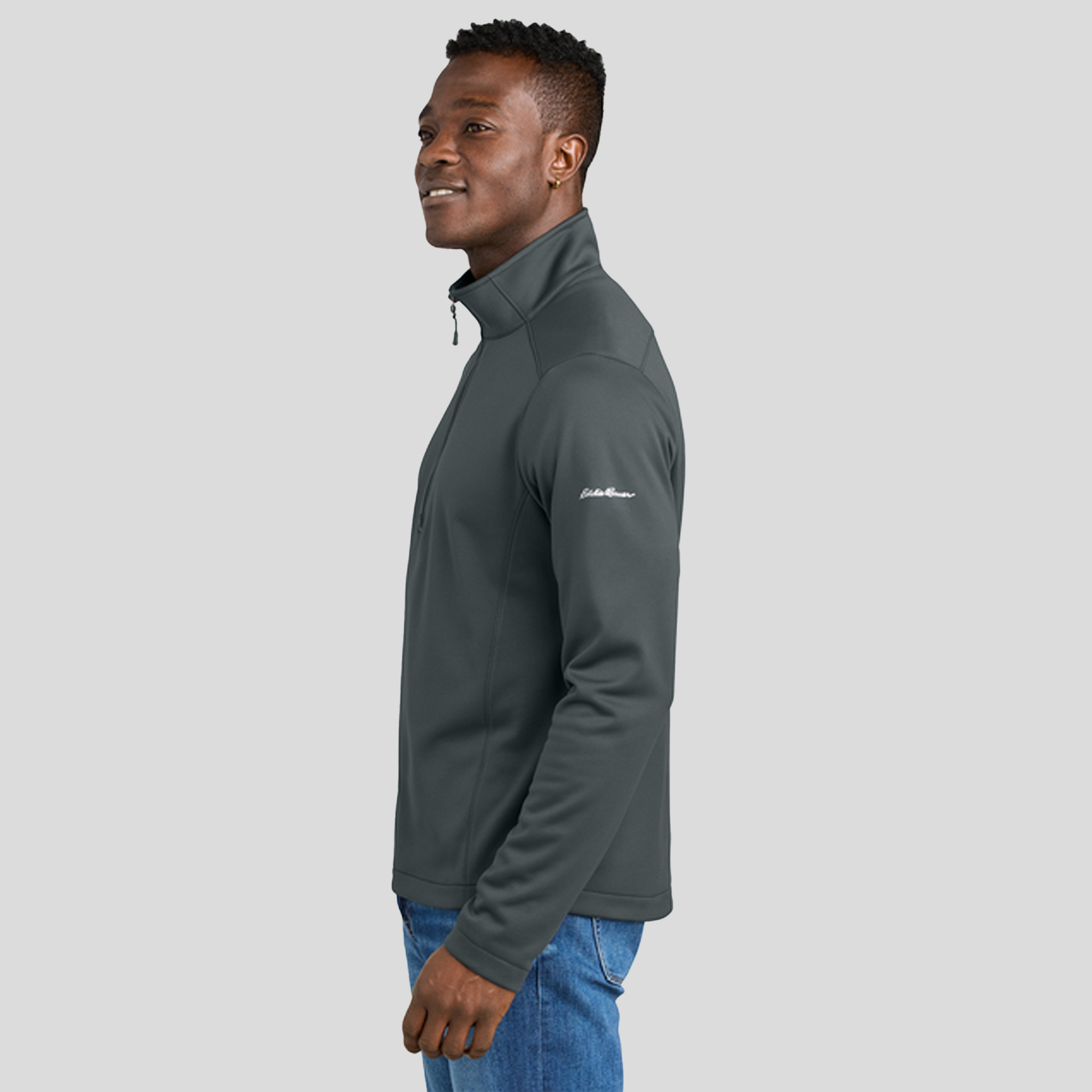 Smooth Mid Layer Fleece 1/2-Zip | Iron Gate
