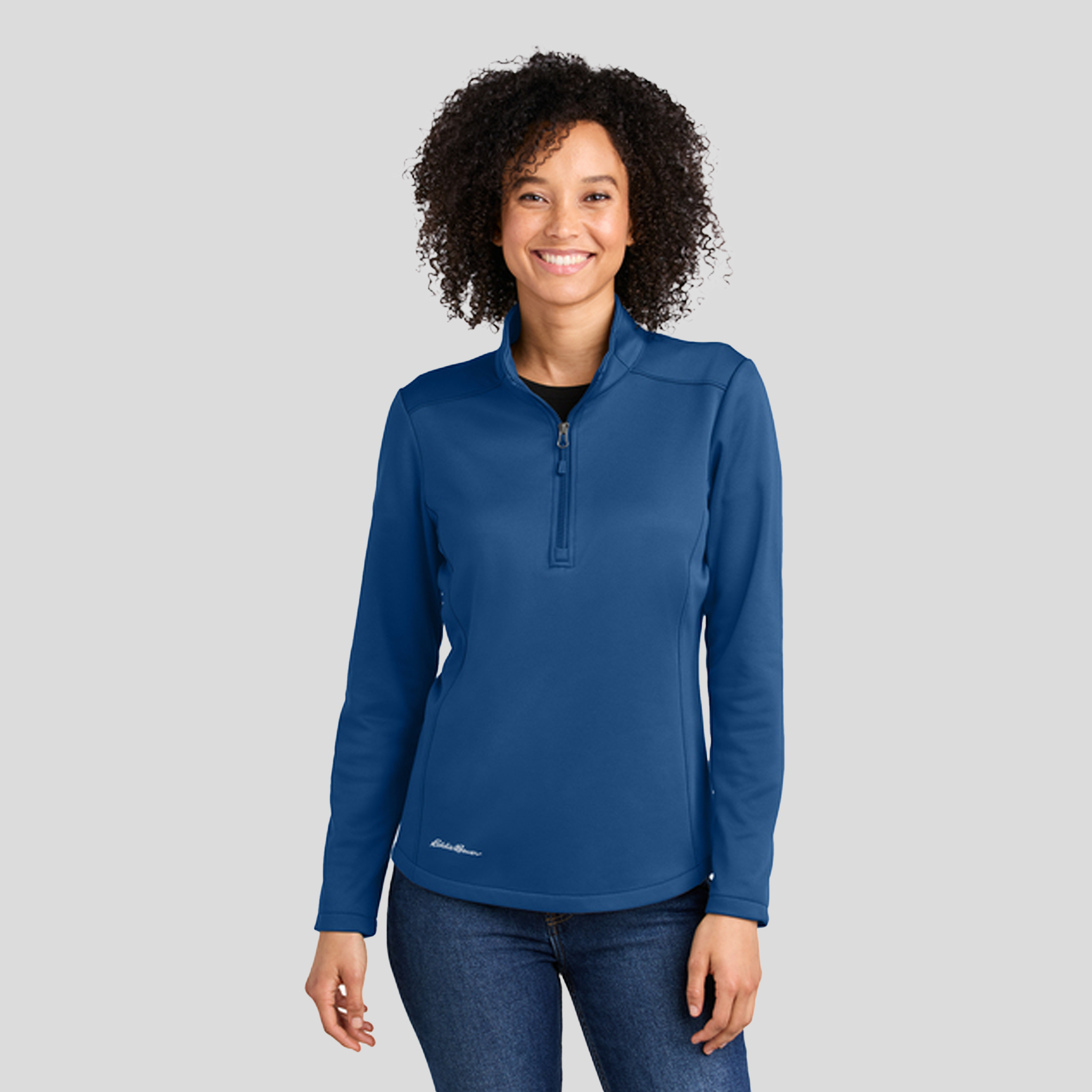 Women’s Smooth Mid Layer Fleece 1/2-Zip | Cobalt Blue