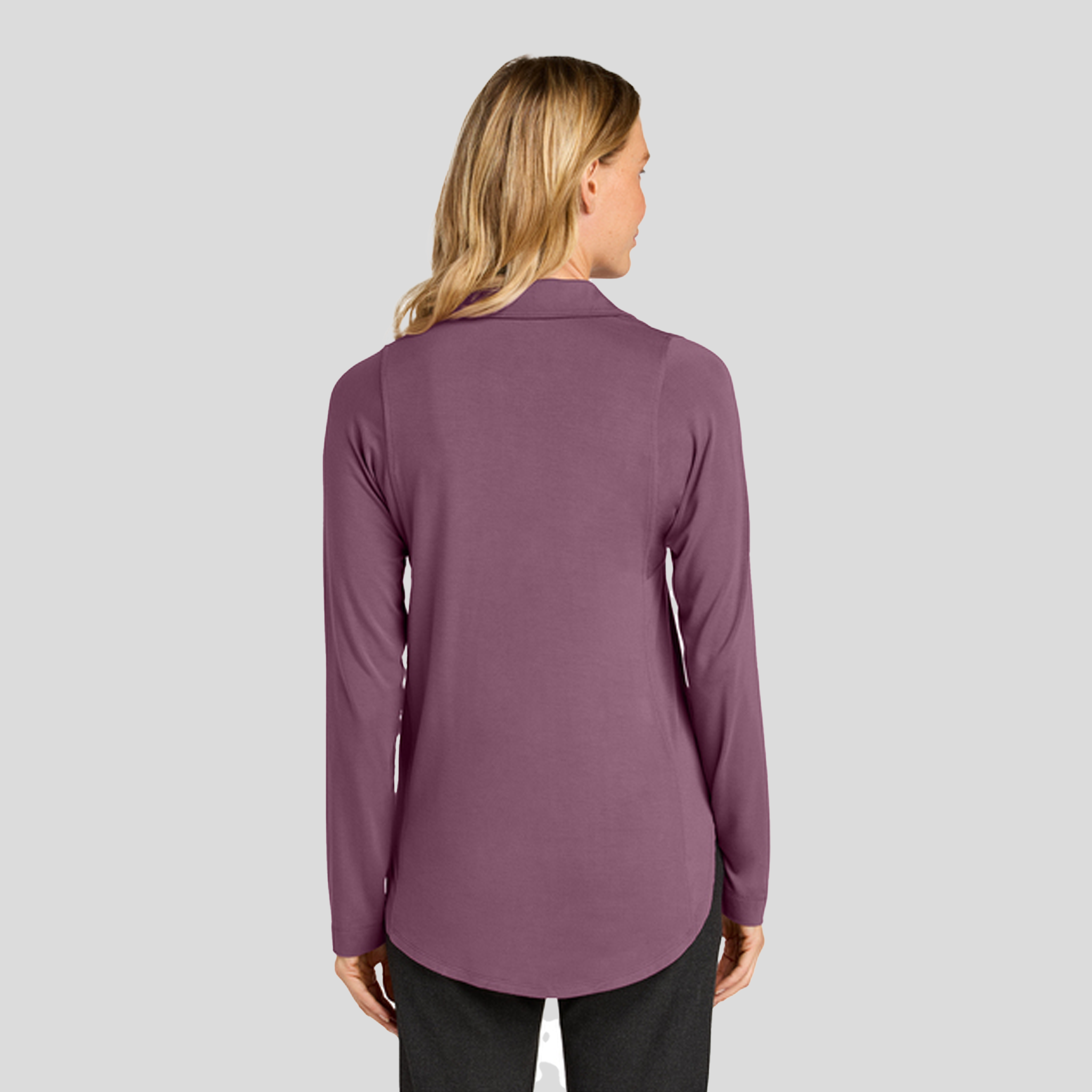 Women’s Luxe Knit Button Tunic | Purple Mist