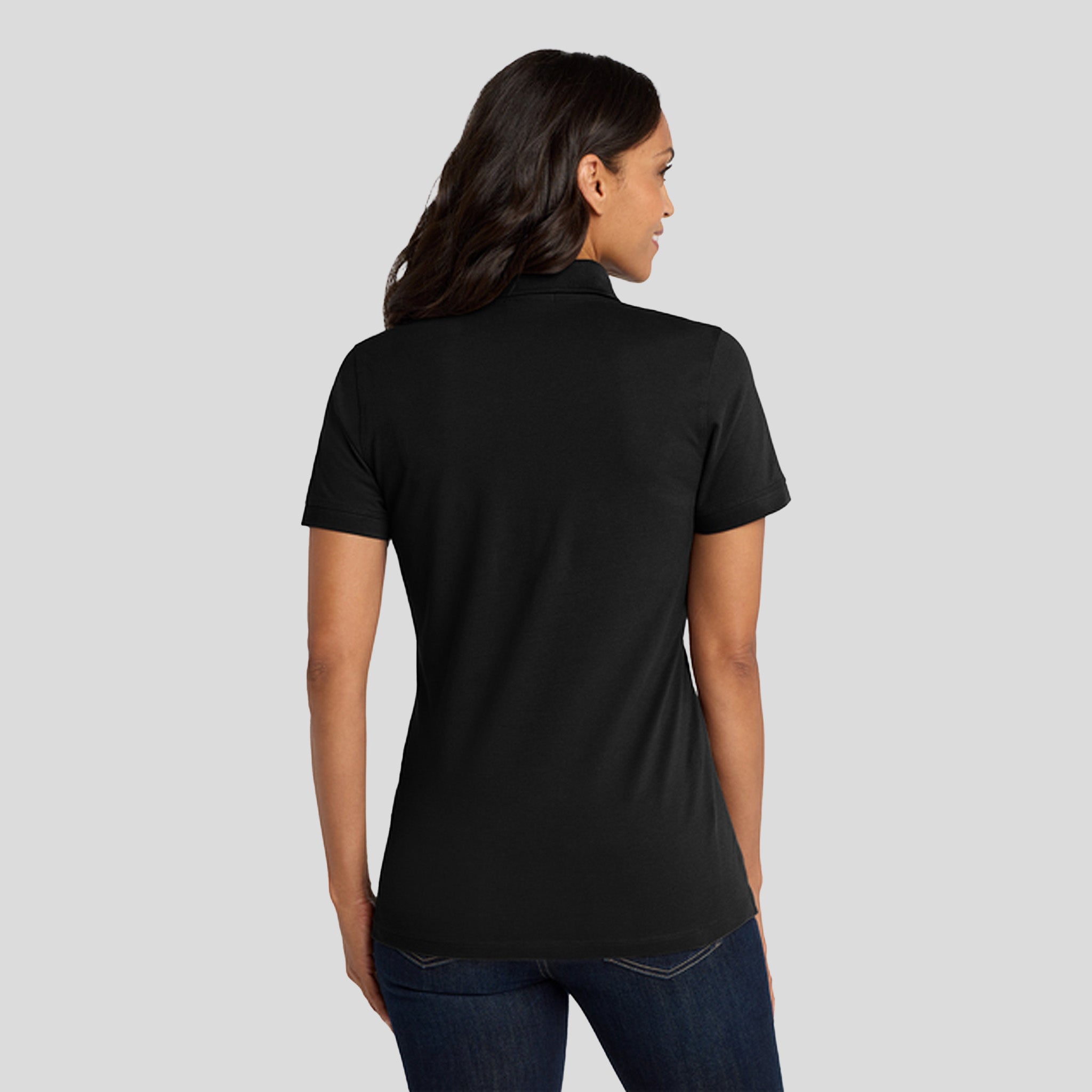 Women's EZCotton® Polo | Black