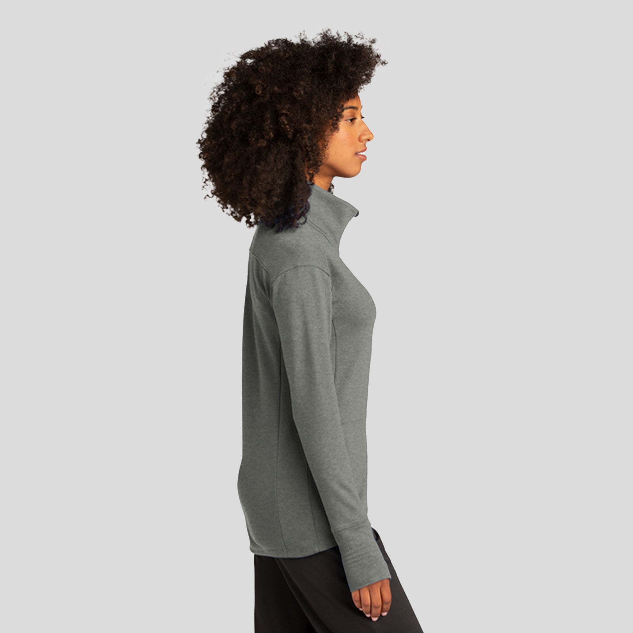 Women's Sport-Wick ® Flex Fleece Full-Zip | Light Grey Heather