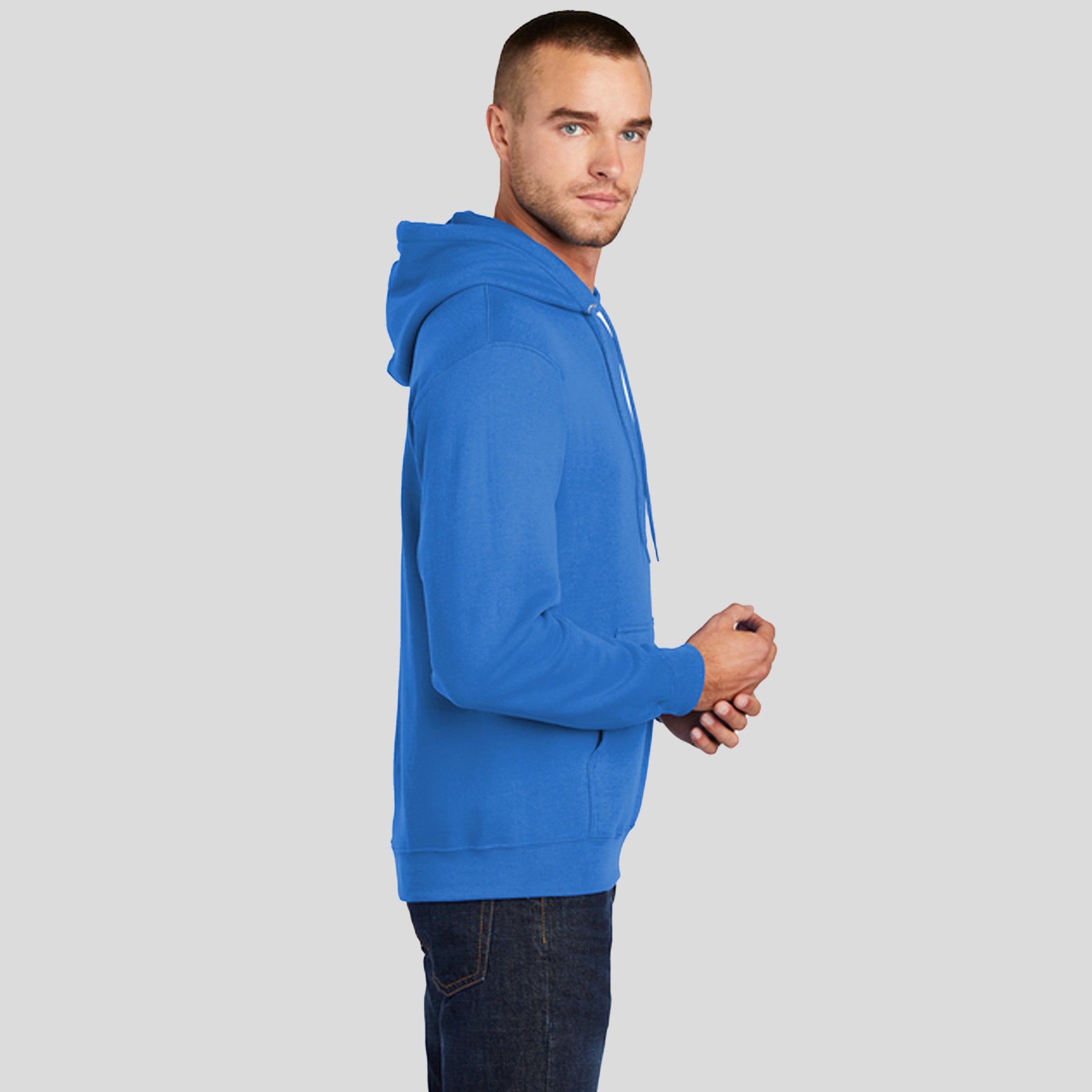 Tall Core Fleece Pullover Hooded Sweatshirt | Royal