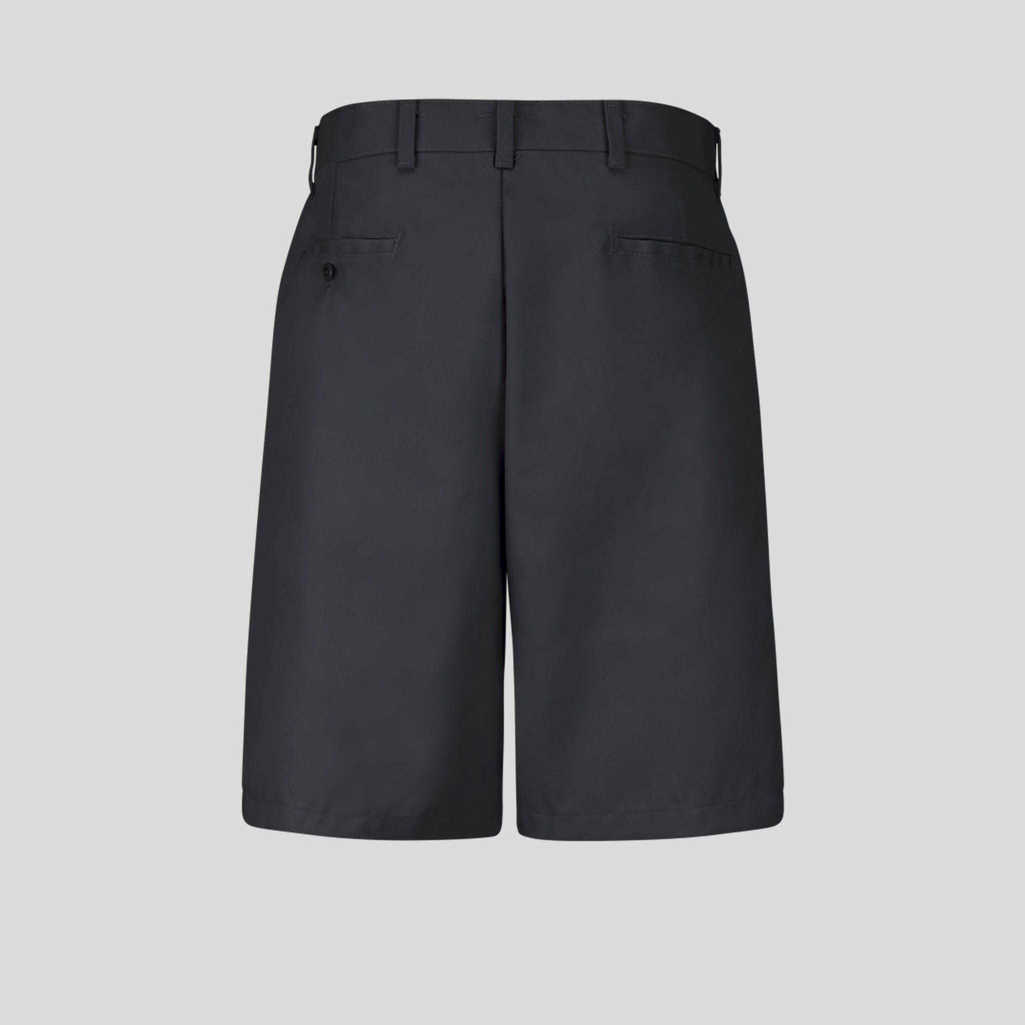 Men's Plain Front Shorts | Black