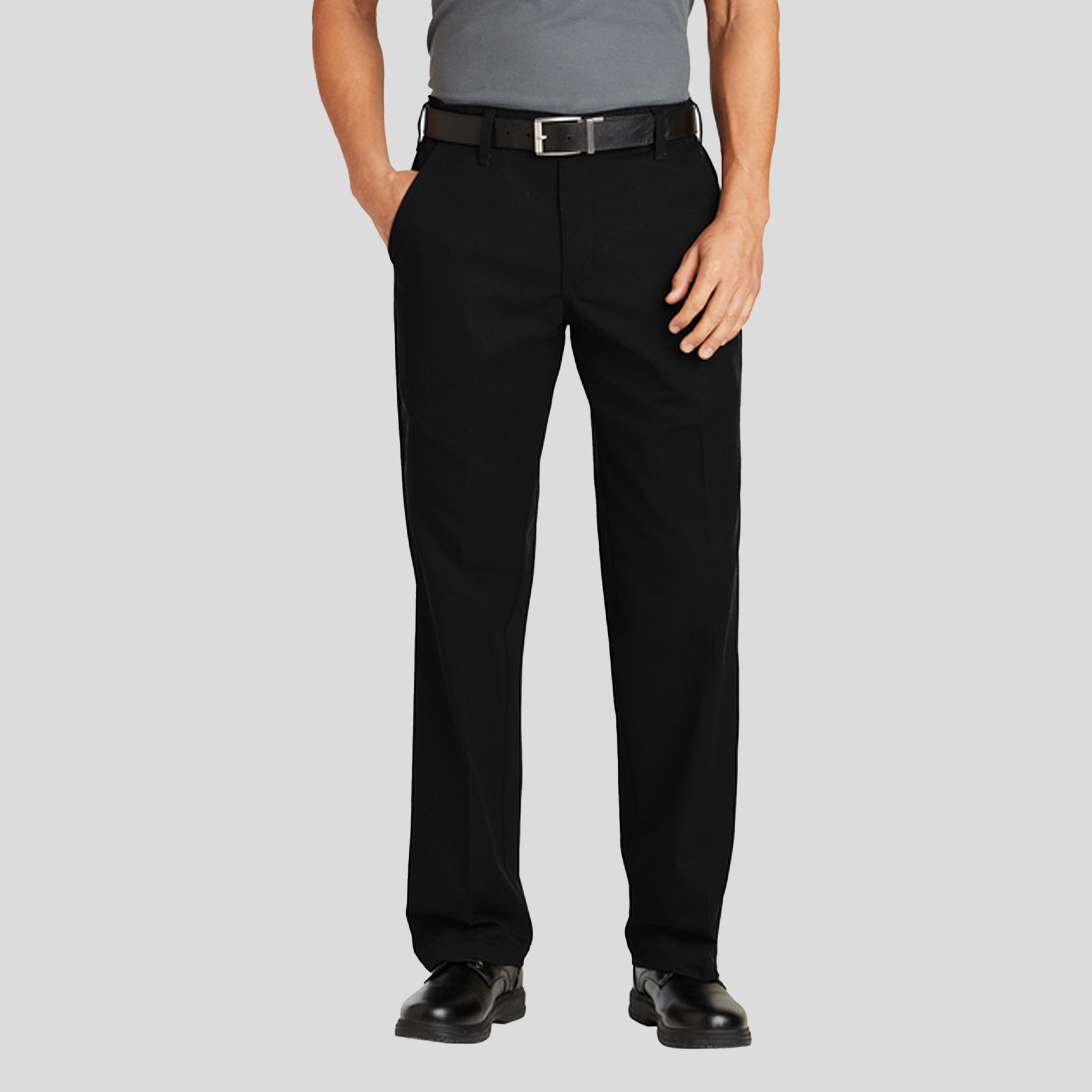 Men's Elastic Insert Work Pant | Black