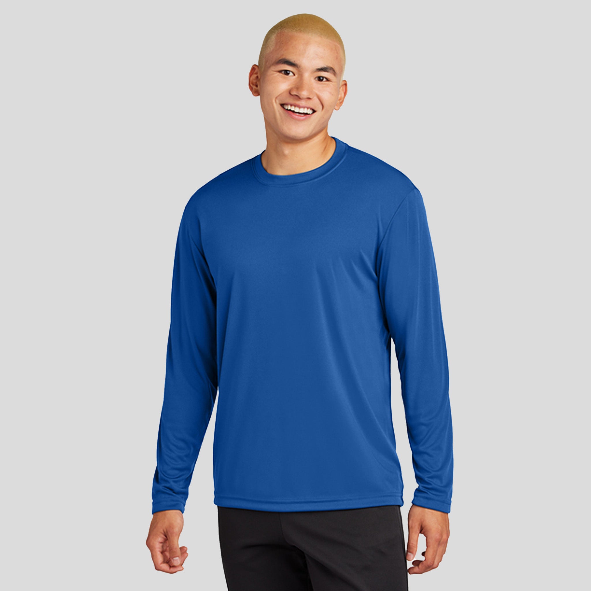 Tall Long Sleeve PosiCharge® Competitor™ Tee | True Royal