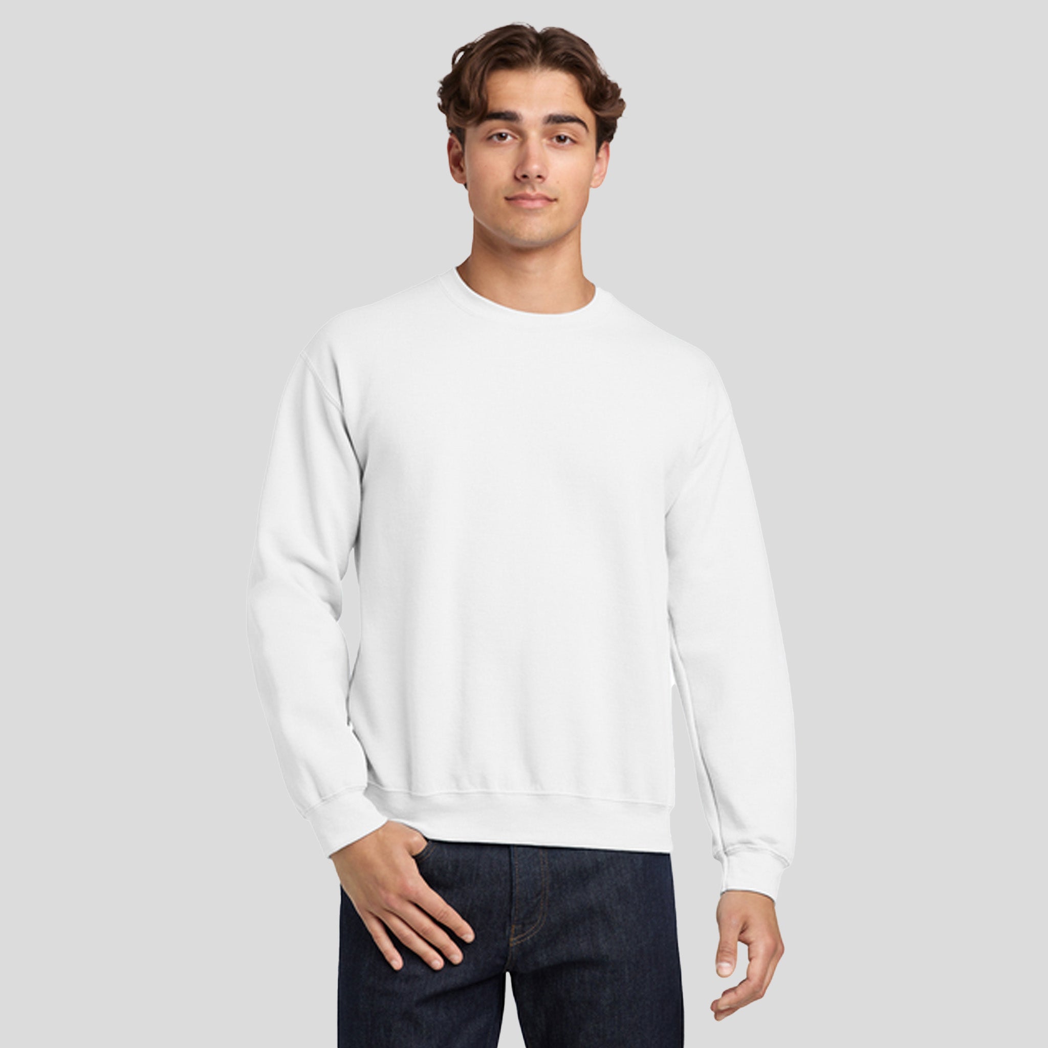 Heavy Blend™ Crewneck Sweatshirt | White